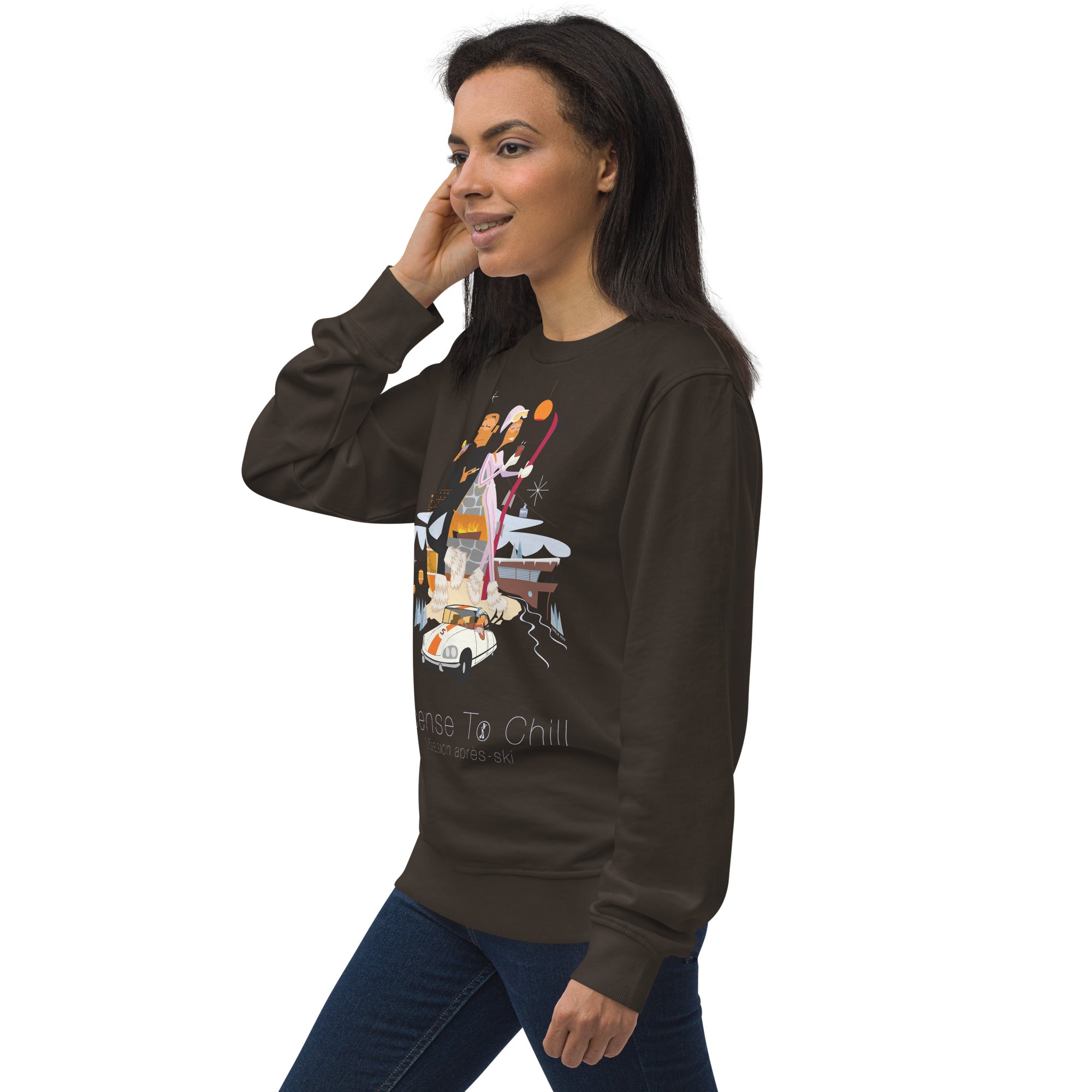 Unisex organic sweatshirt License To Chill Mission Après-Ski