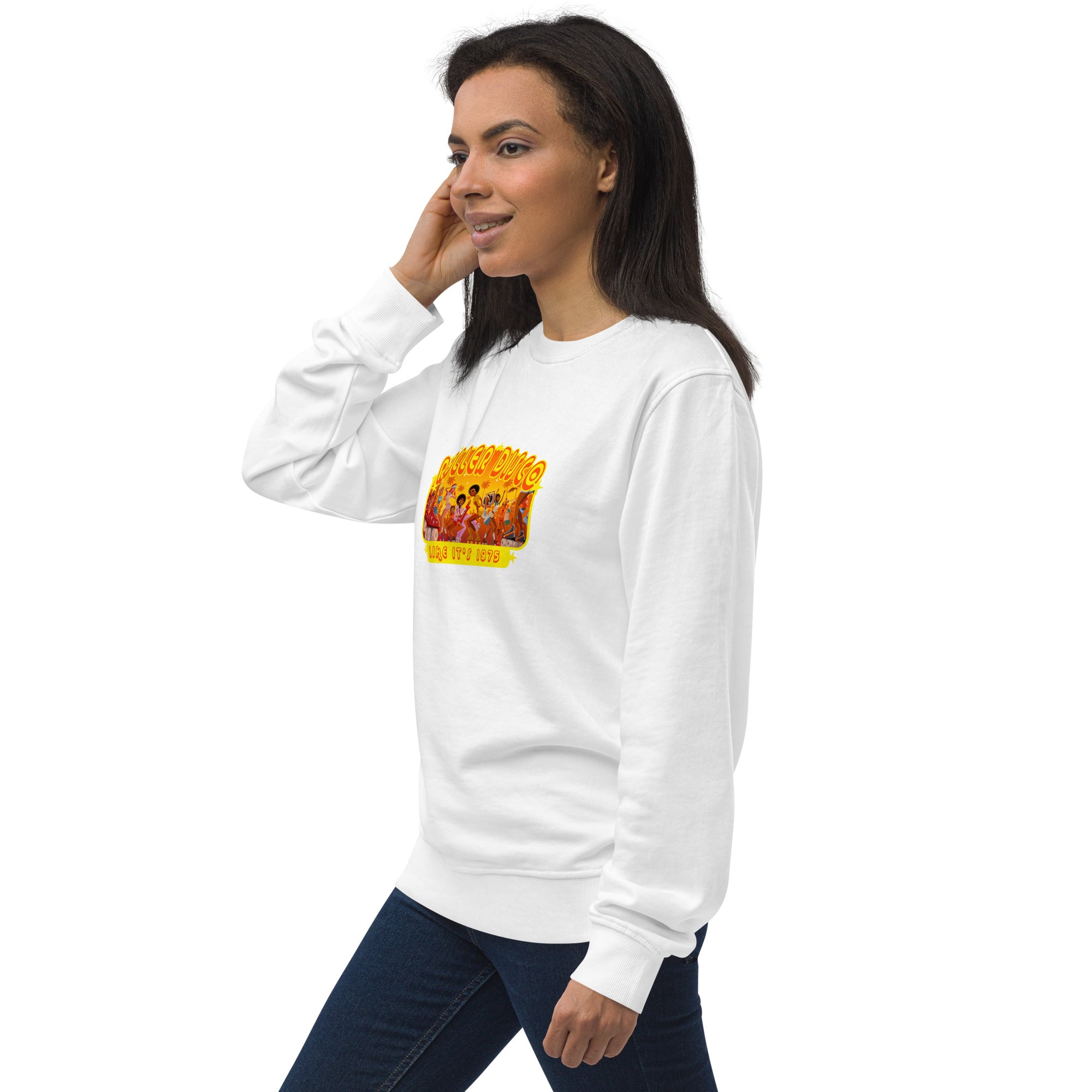 Unisex organic sweatshirt Roller Disco 1975