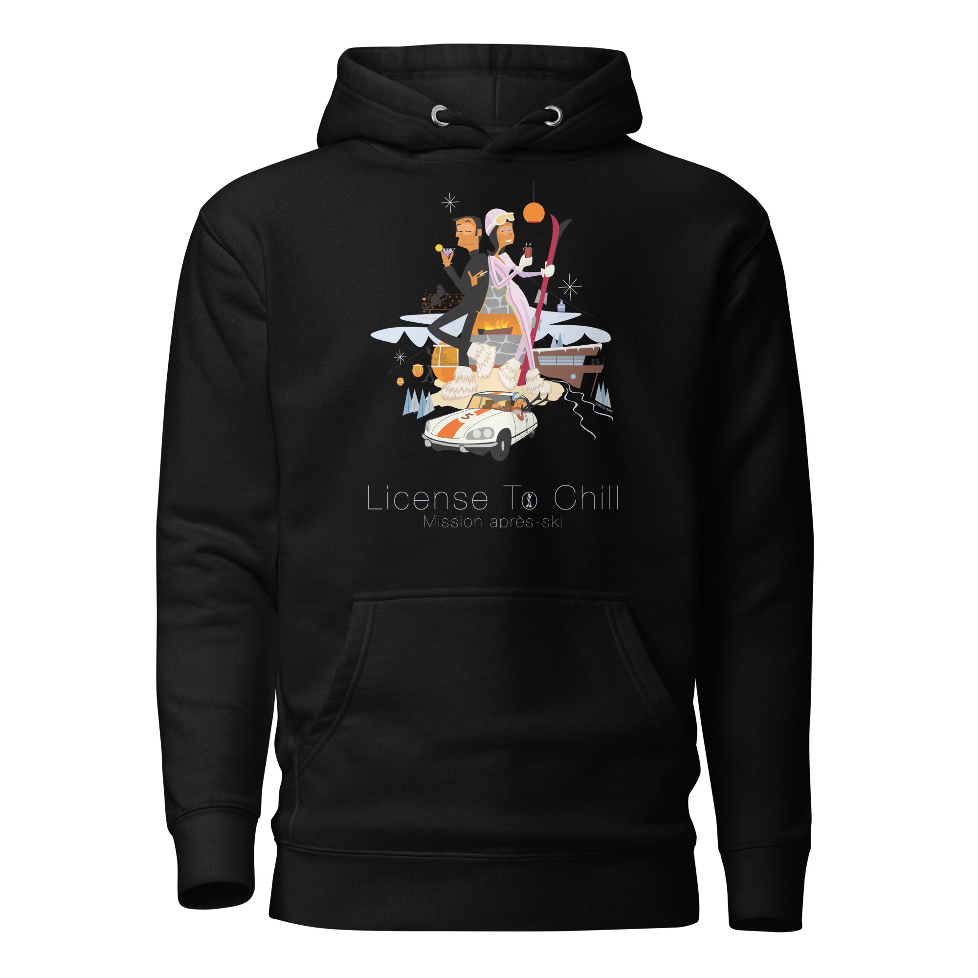 Unisex Cotton Hoodie License To Chill Mission Après-Ski