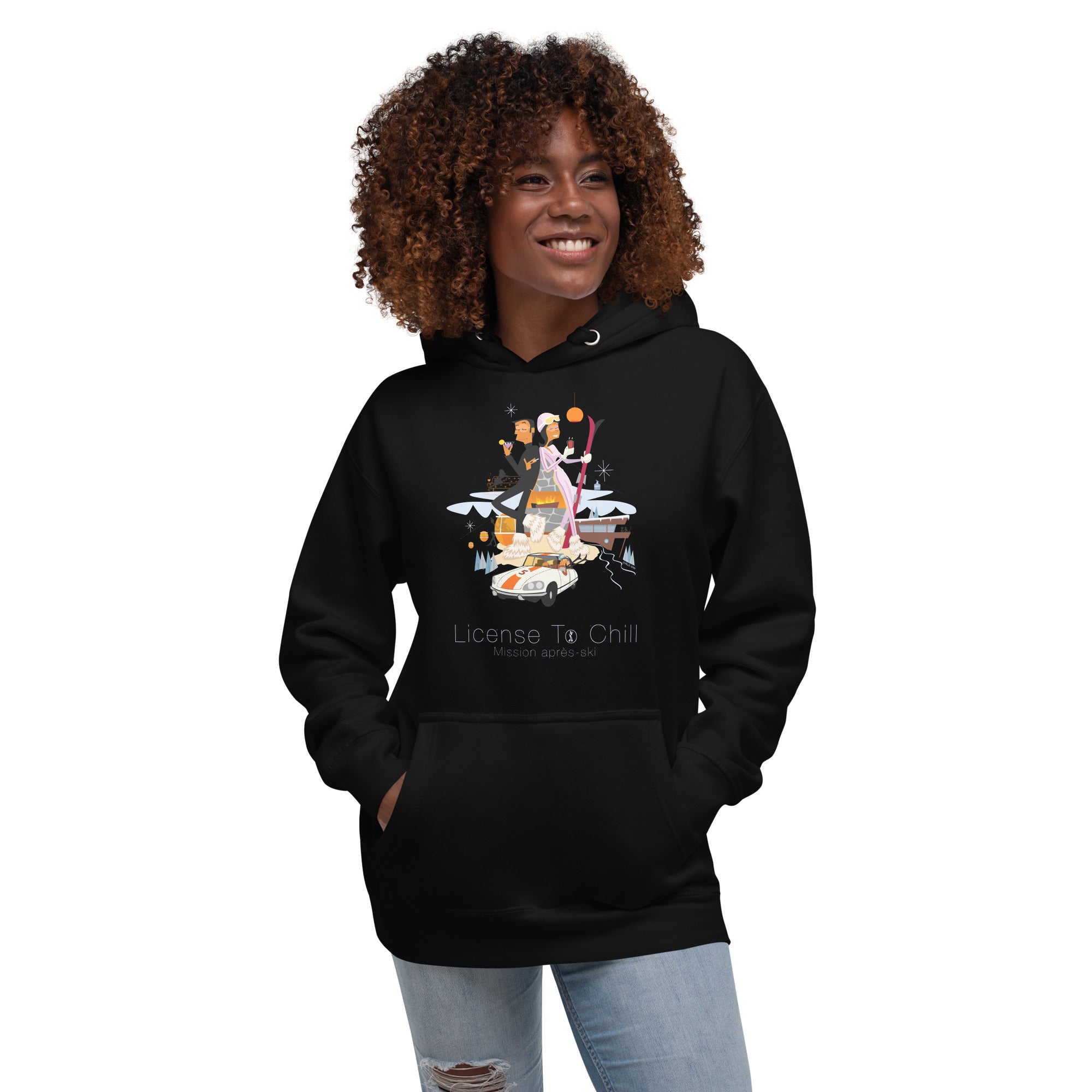 Unisex Cotton Hoodie License To Chill Mission Après-Ski