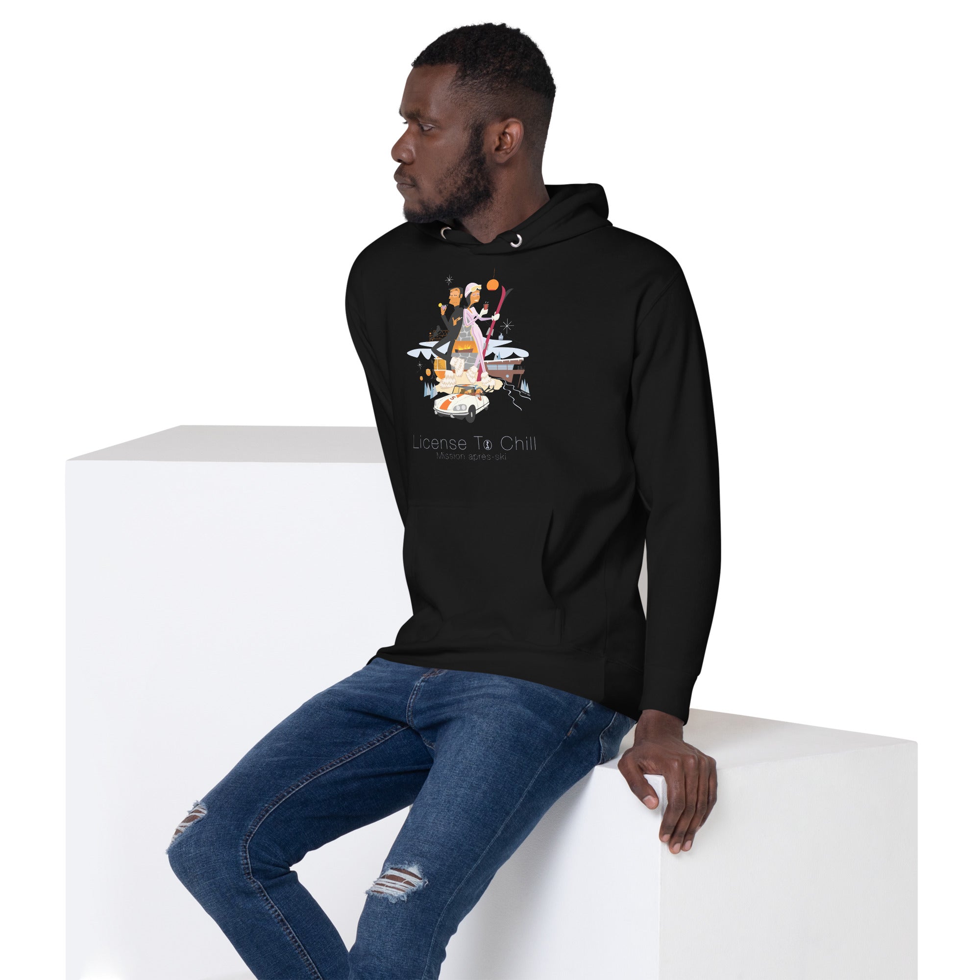 Unisex Cotton Hoodie License To Chill Mission Après-Ski