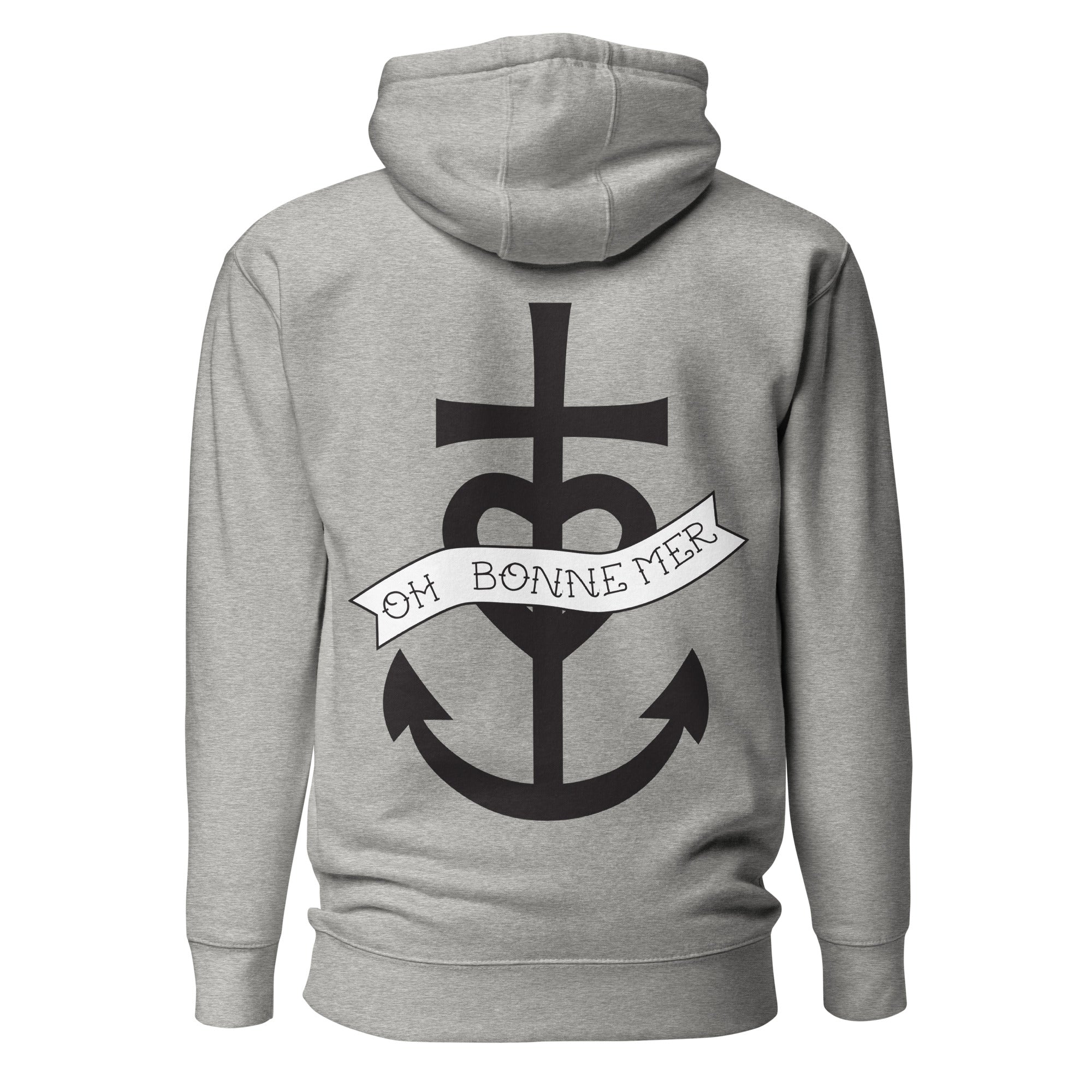 Unisex Cotton Hoodie Oh Bonne Mer 1 (front & back)