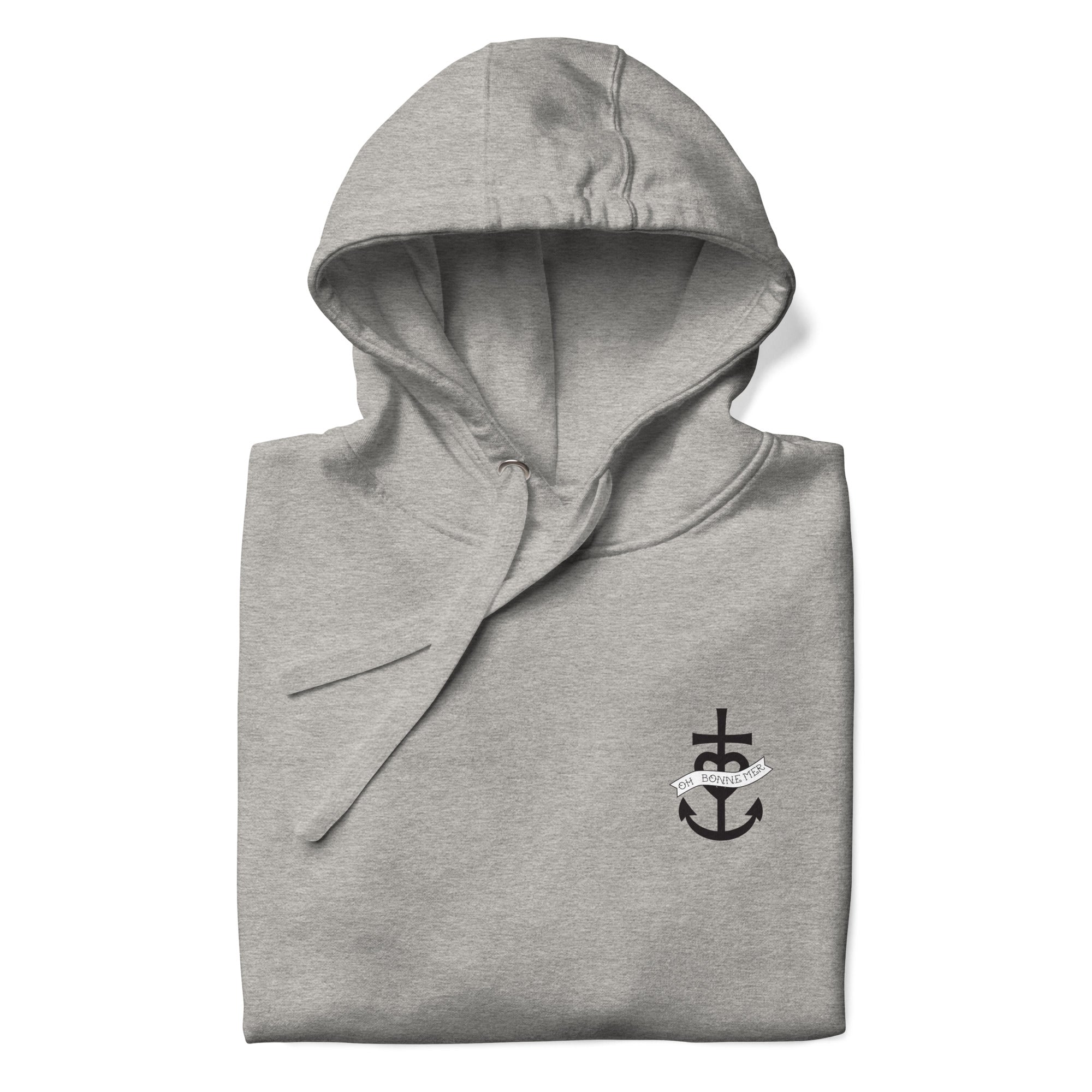 Unisex Cotton Hoodie Oh Bonne Mer 1 (front & back)