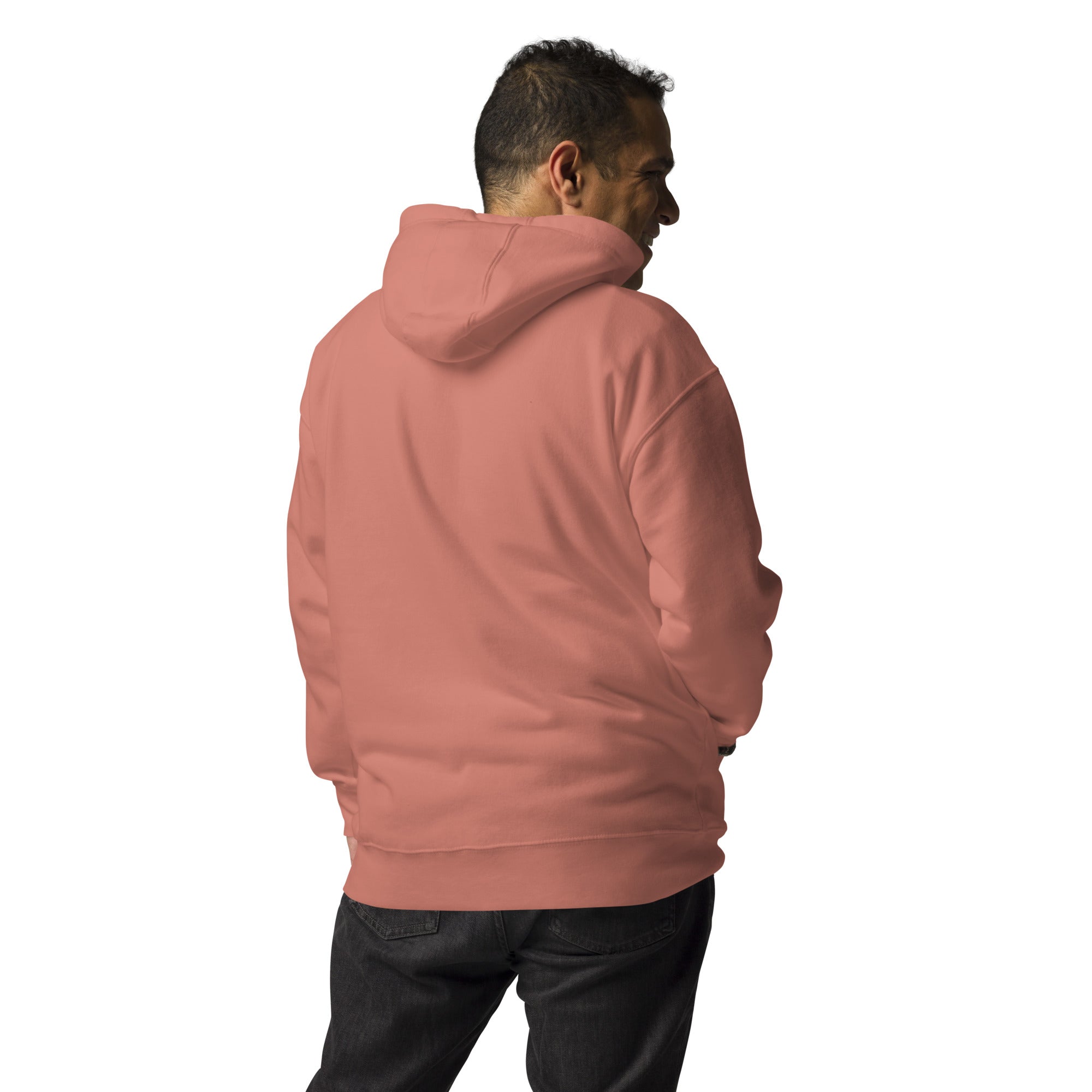 Sweat à capuche unisexe en coton Ski Bum Flamingo brodé