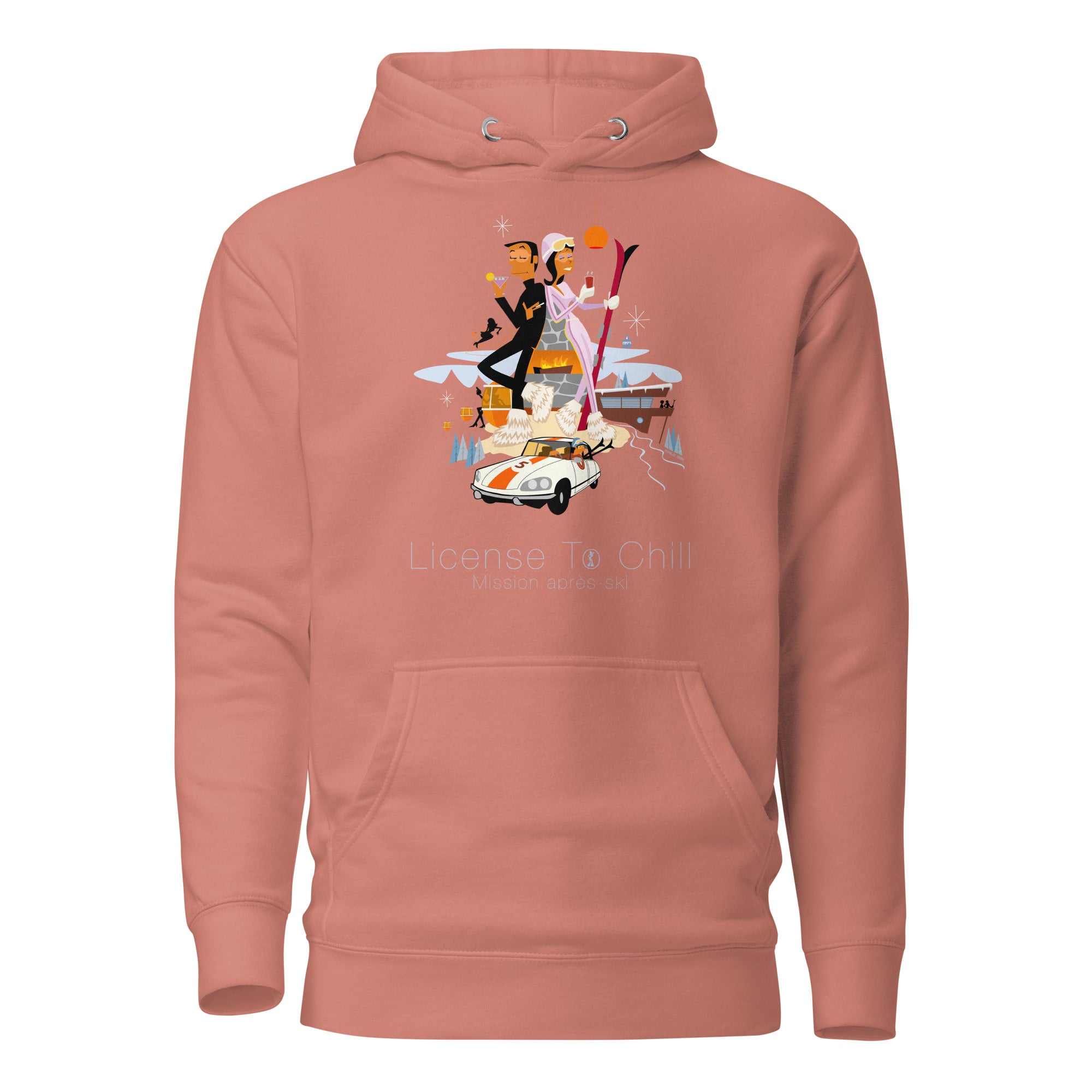 Unisex Cotton Hoodie License To Chill Mission Après-Ski