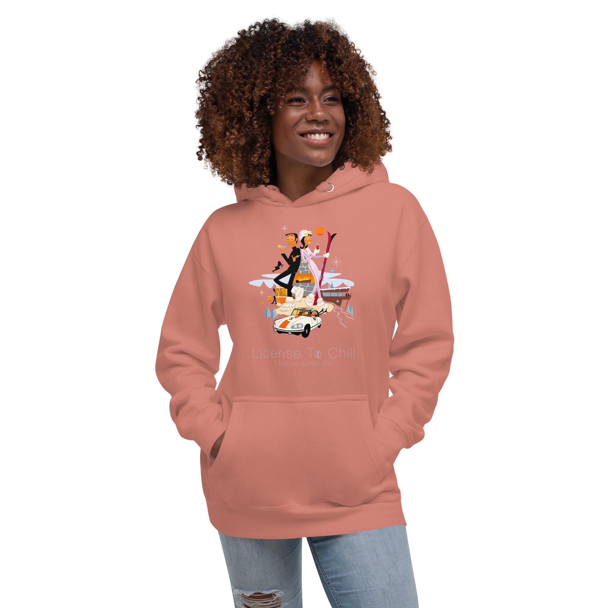 Unisex Cotton Hoodie License To Chill Mission Après-Ski