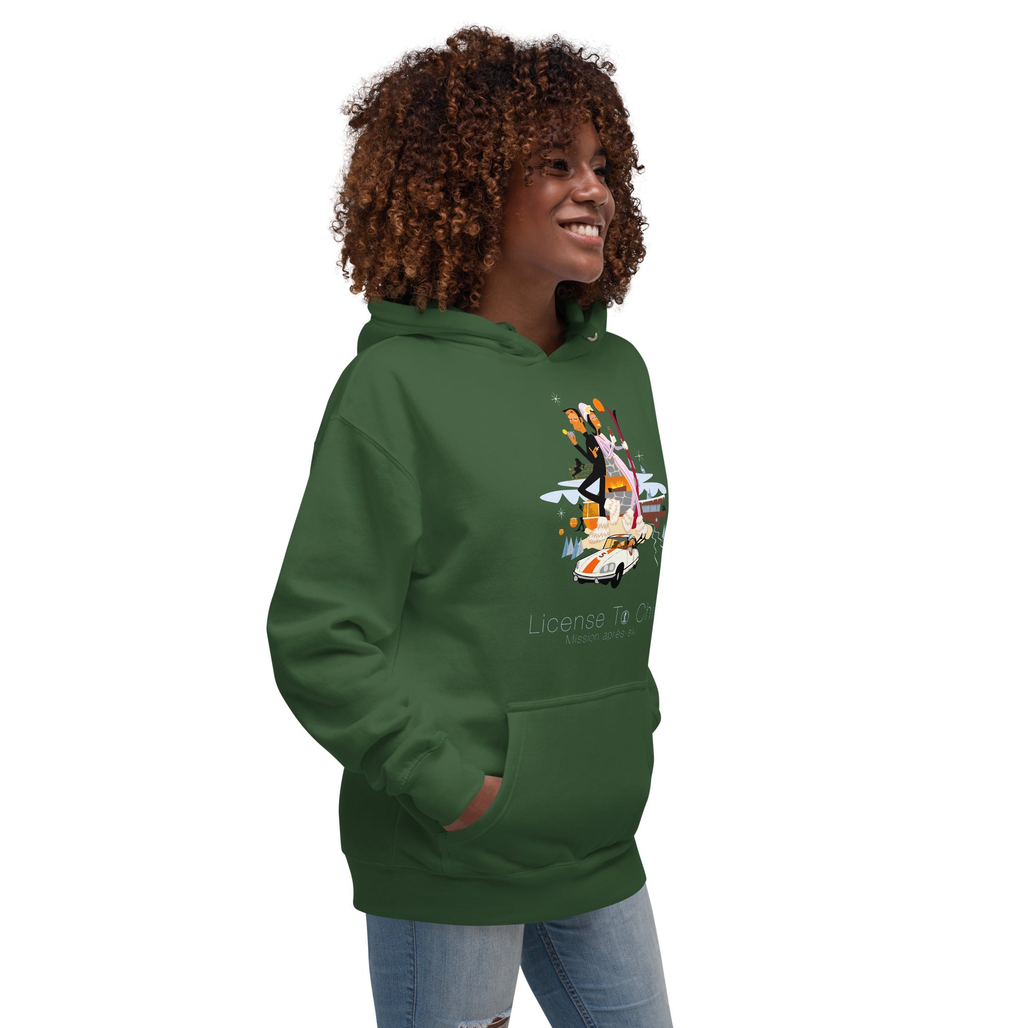 Unisex Cotton Hoodie License To Chill Mission Après-Ski