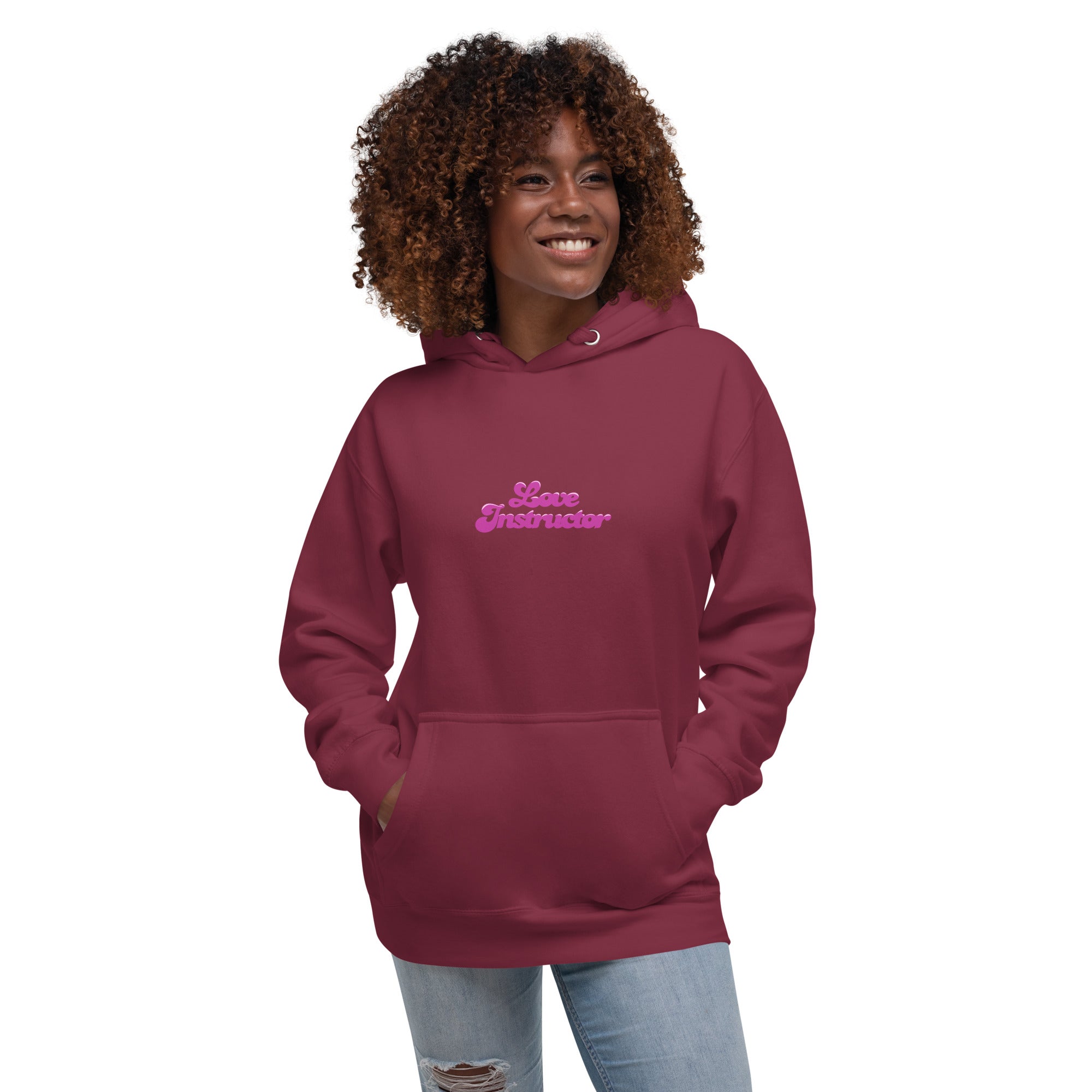 Unisex Cotton Hoodie Love Instructor