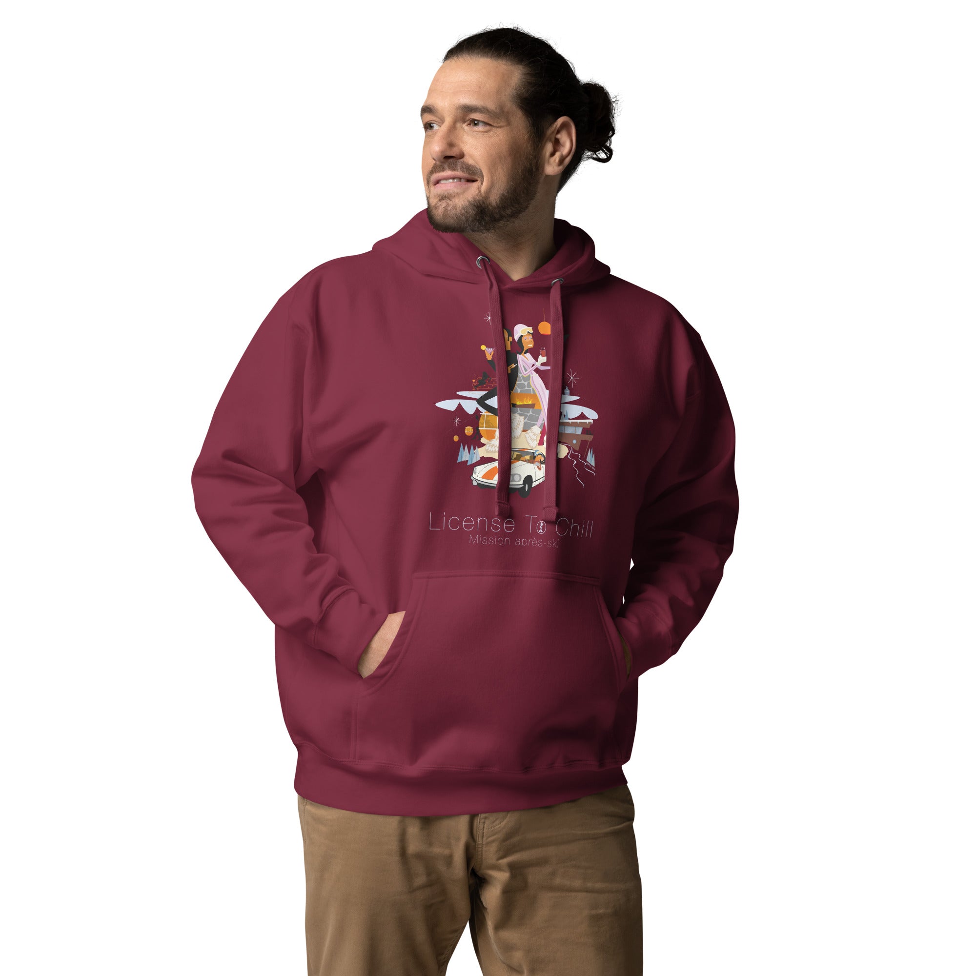 Unisex Cotton Hoodie License To Chill Mission Après-Ski