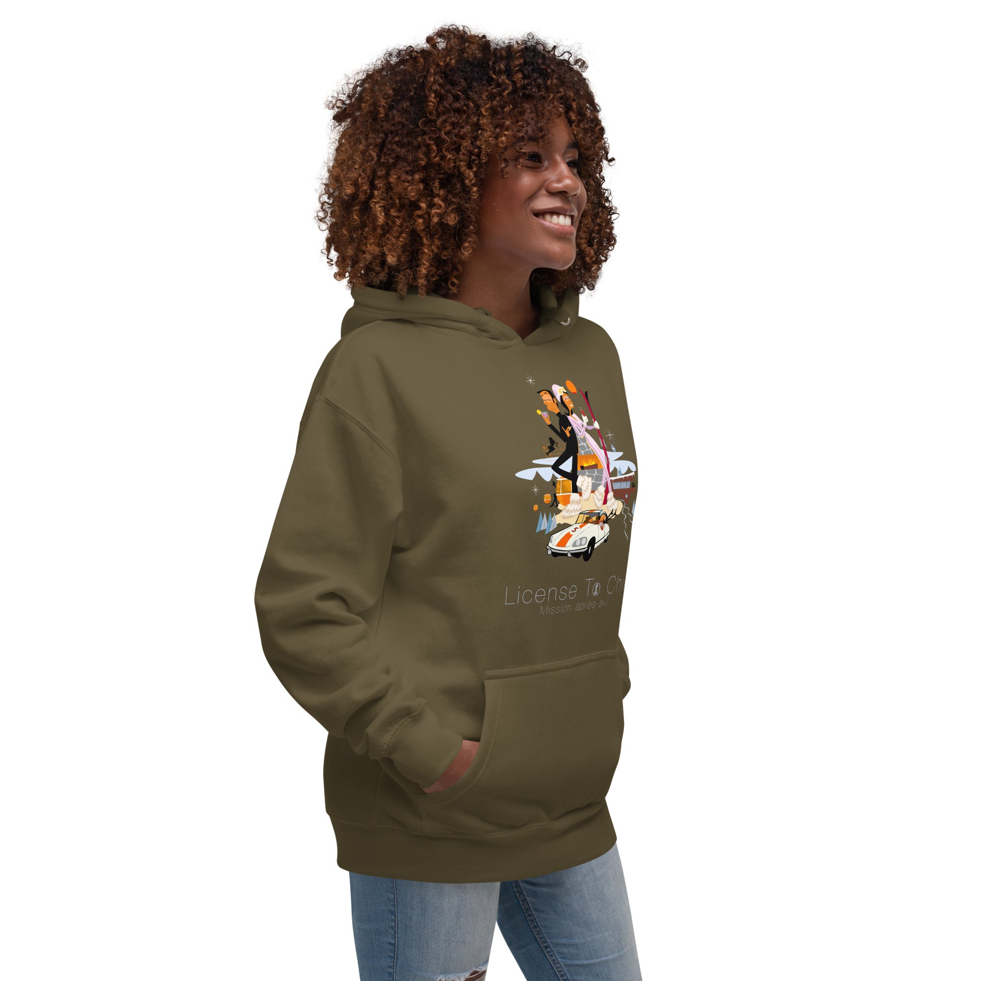 Unisex Cotton Hoodie License To Chill Mission Après-Ski