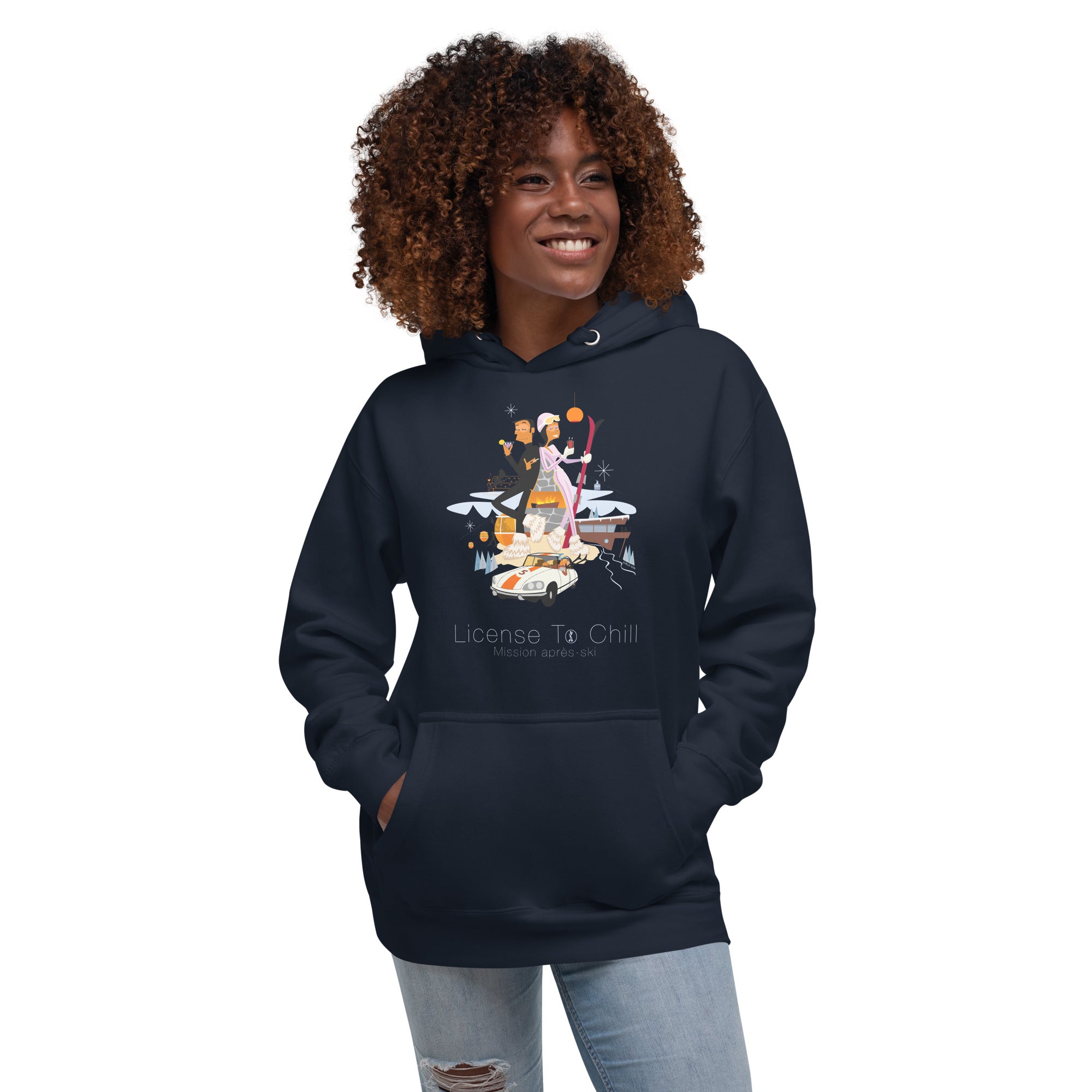 Unisex Cotton Hoodie License To Chill Mission Après-Ski