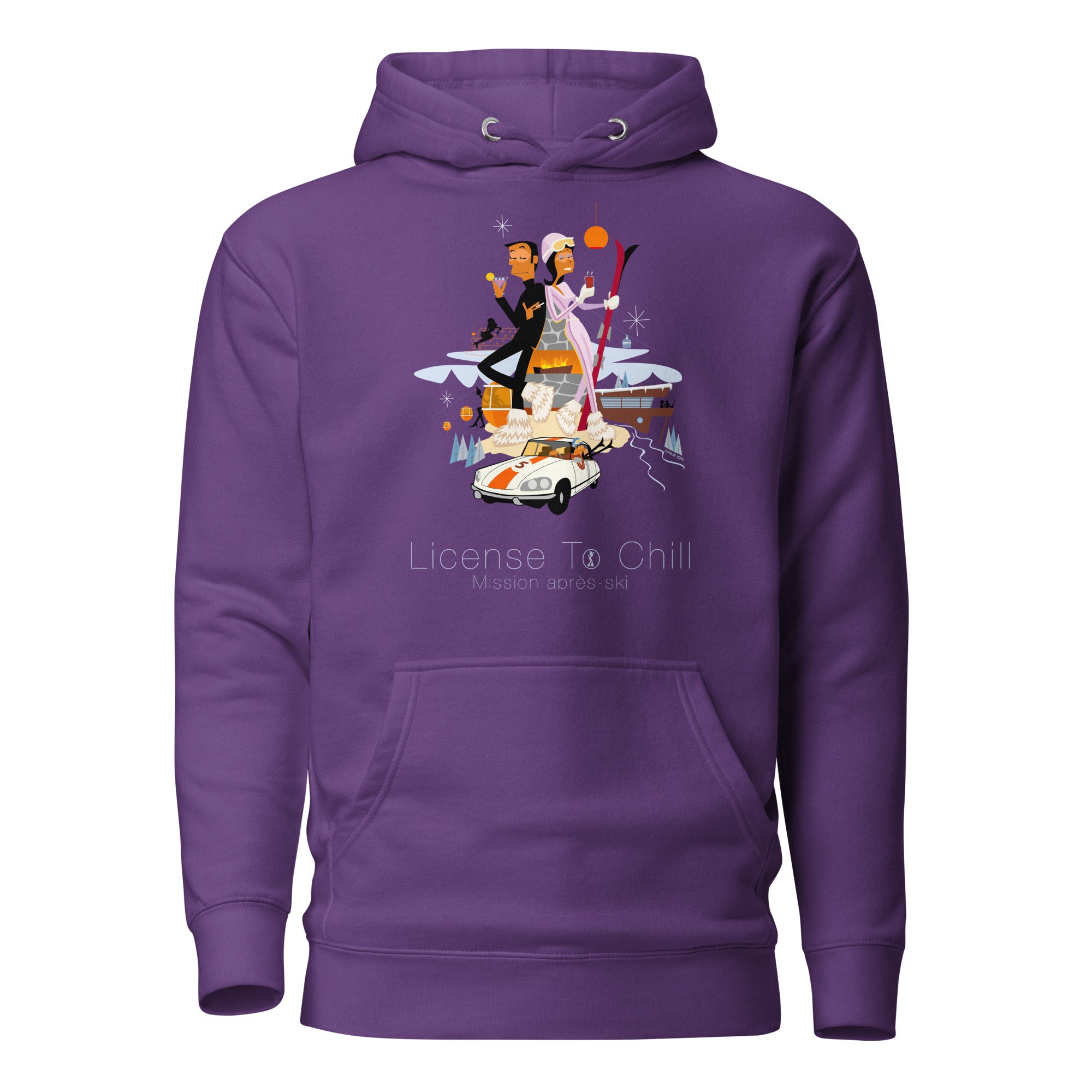 Unisex Cotton Hoodie License To Chill Mission Après-Ski