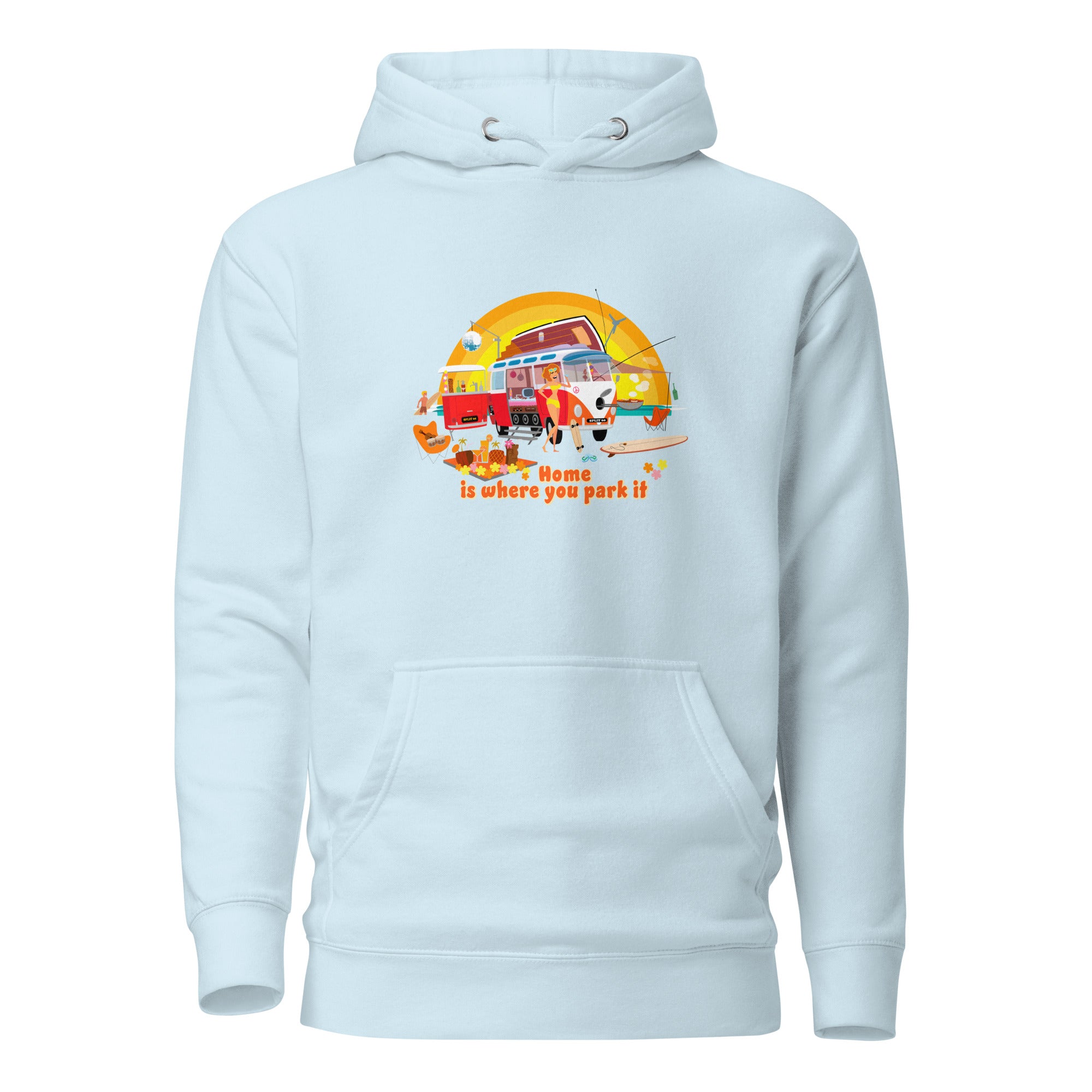 Sweat à capuche unisexe en coton Ultra Combi Home is where you park it