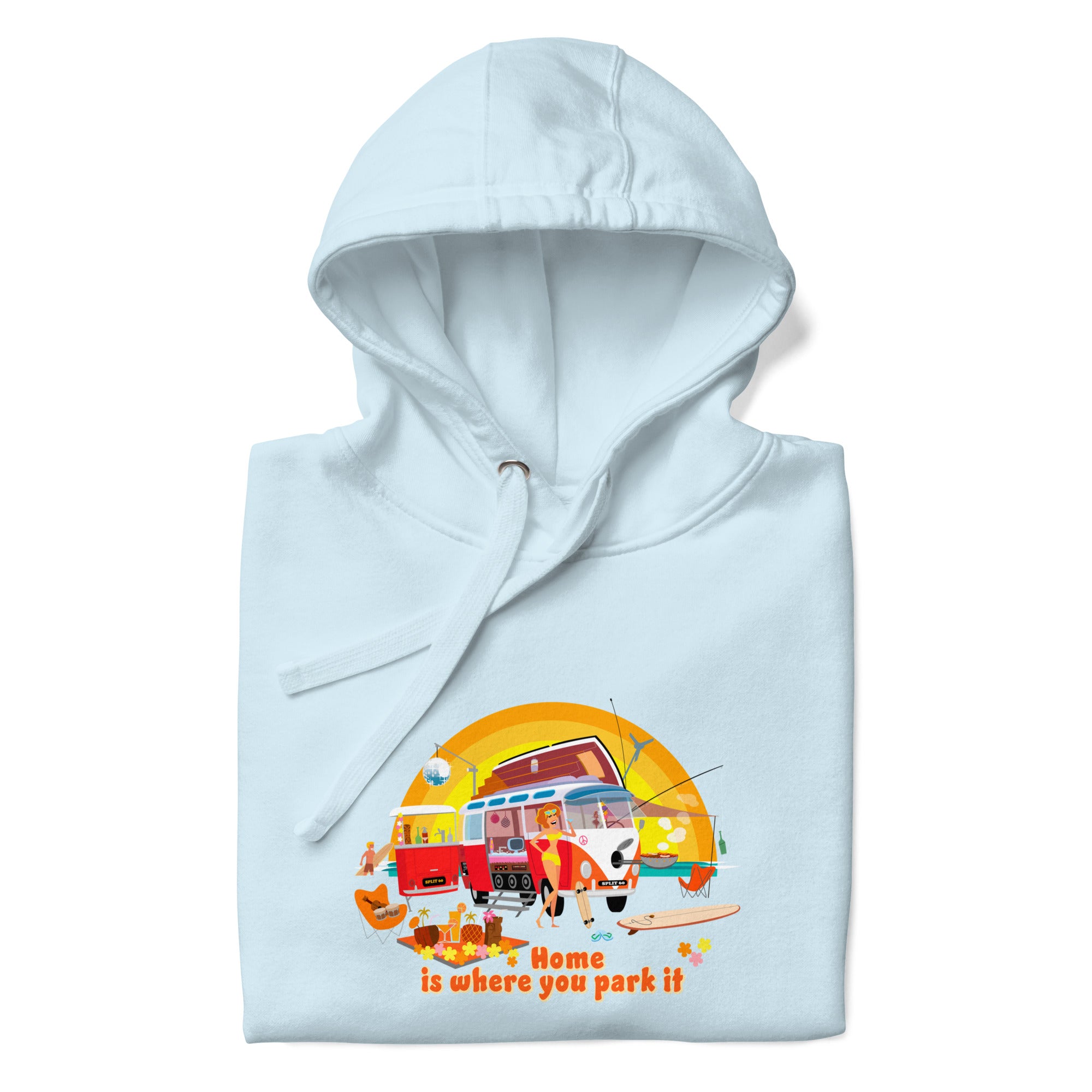 Sweat à capuche unisexe en coton Ultra Combi Home is where you park it