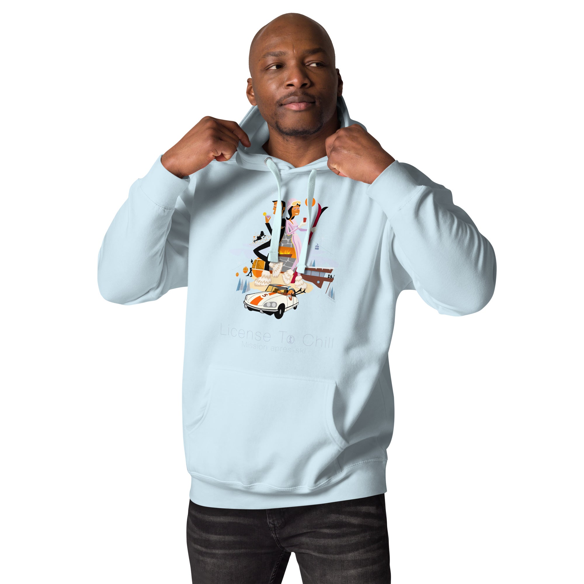 Unisex Cotton Hoodie License To Chill Mission Après-Ski