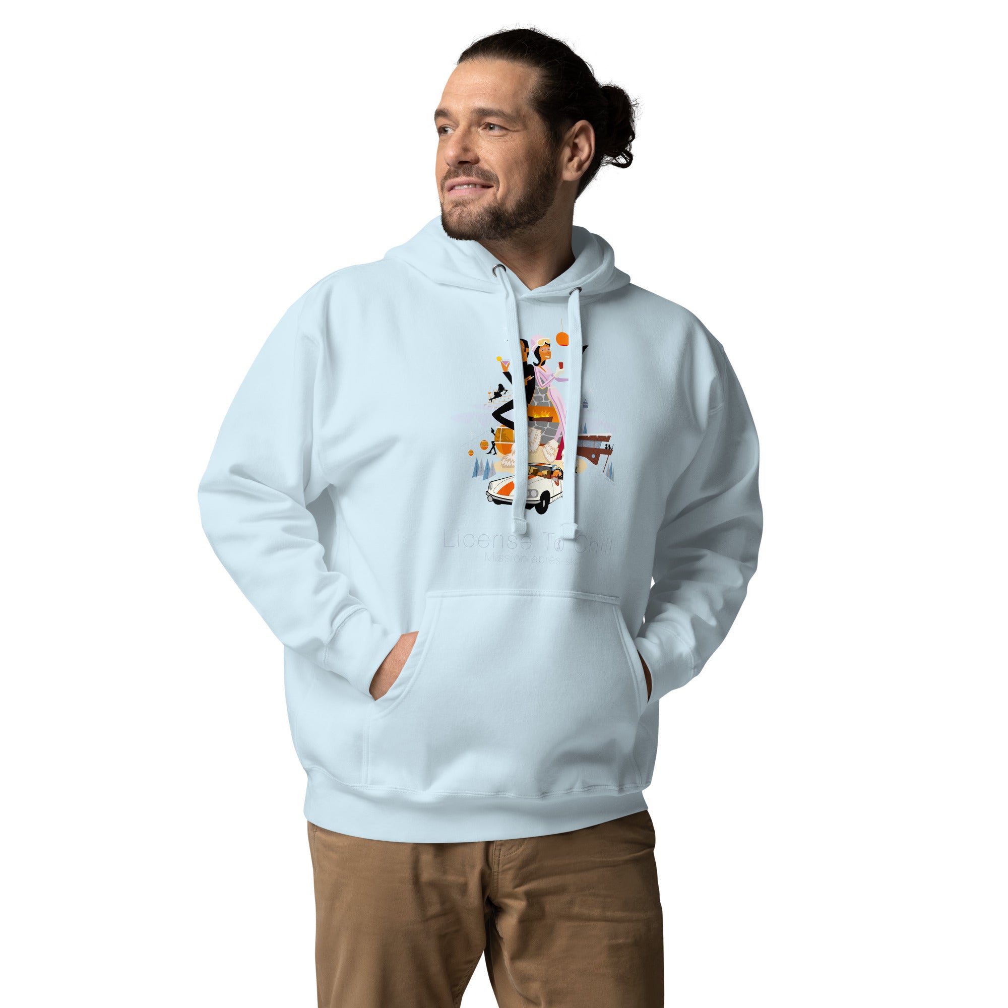 Unisex Cotton Hoodie License To Chill Mission Après-Ski