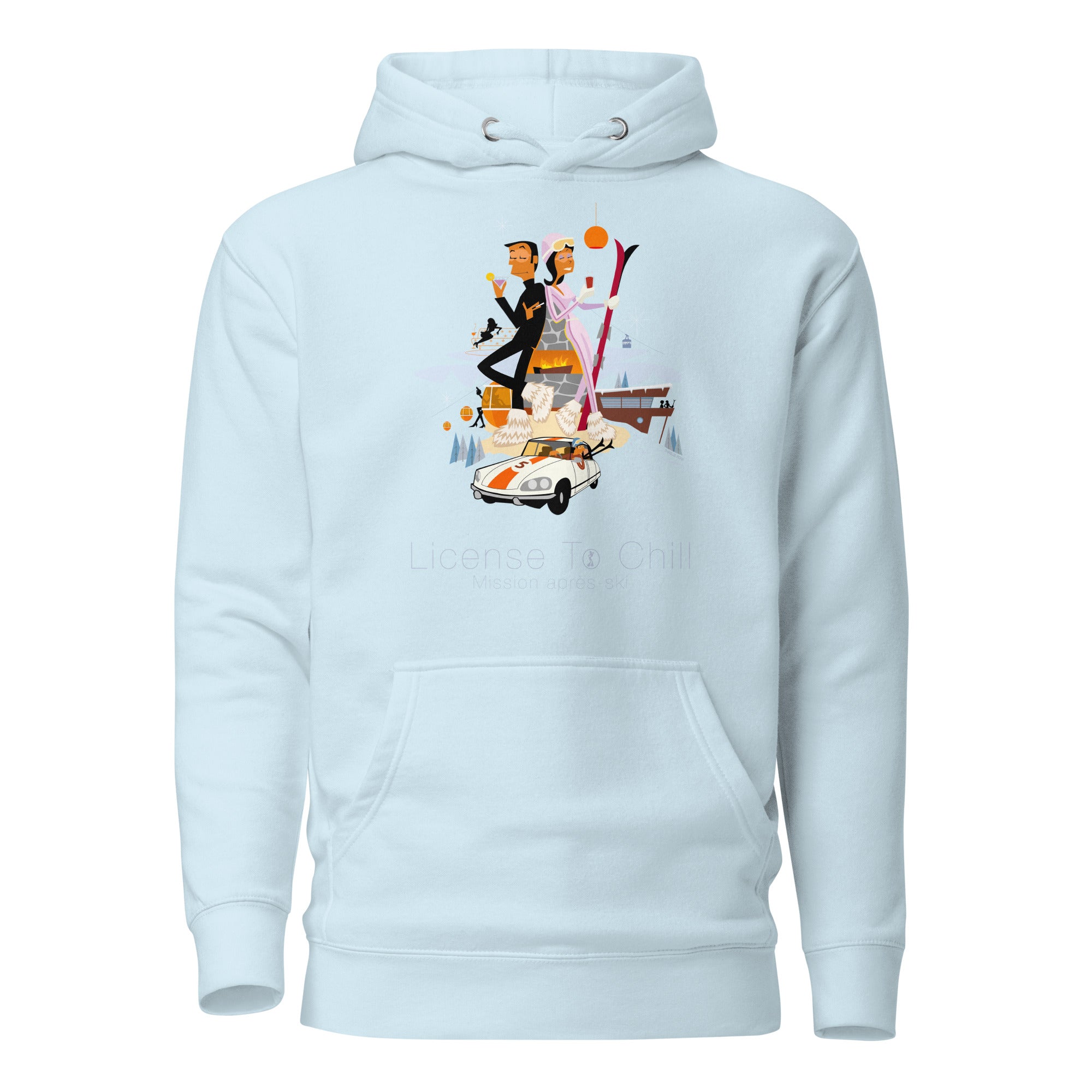 Unisex Cotton Hoodie License To Chill Mission Après-Ski