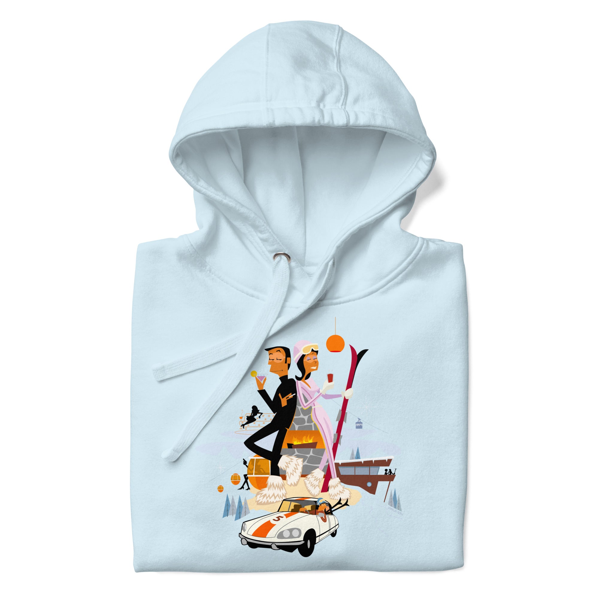 Unisex Cotton Hoodie License To Chill Mission Après-Ski