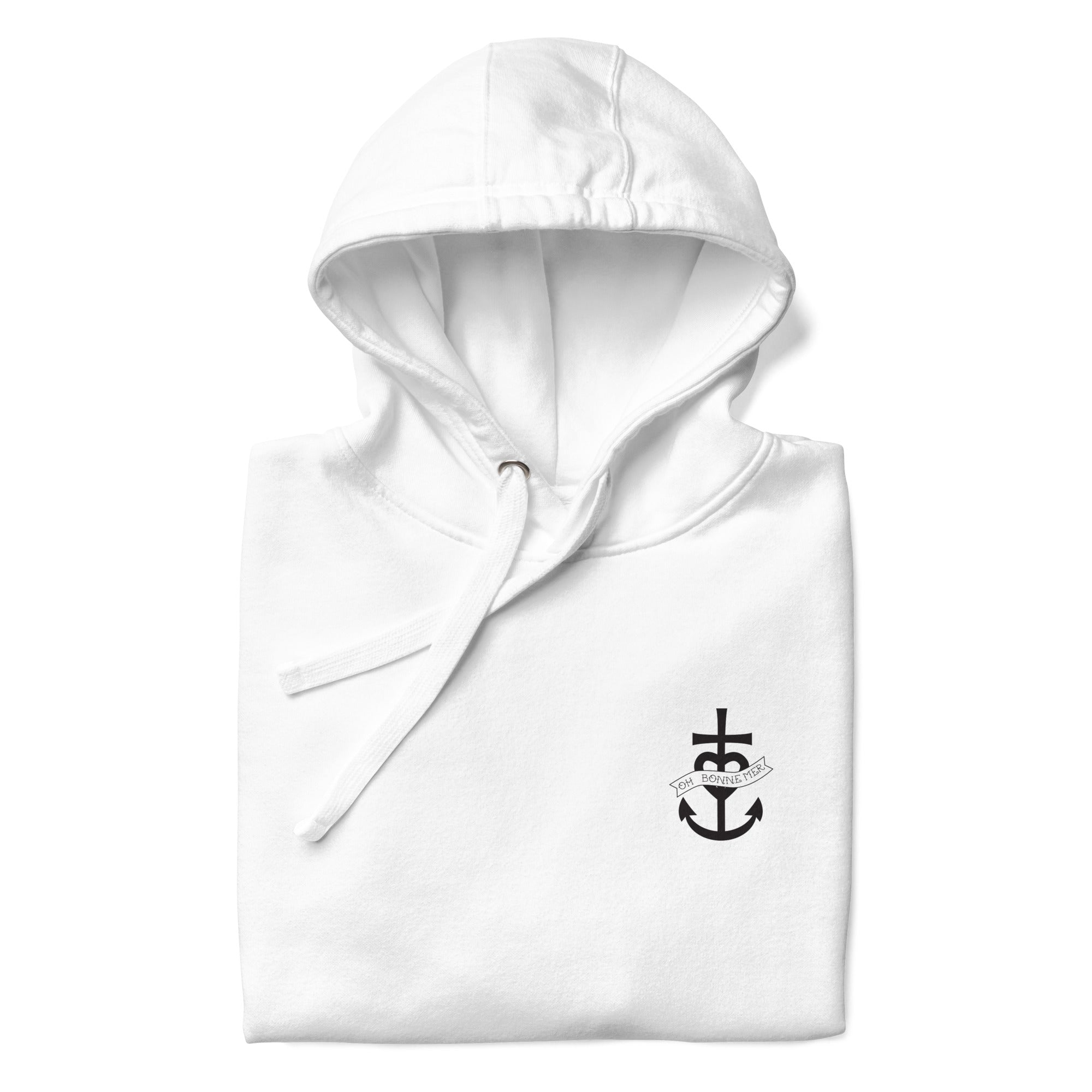 Unisex Cotton Hoodie Oh Bonne Mer 1 (front & back)