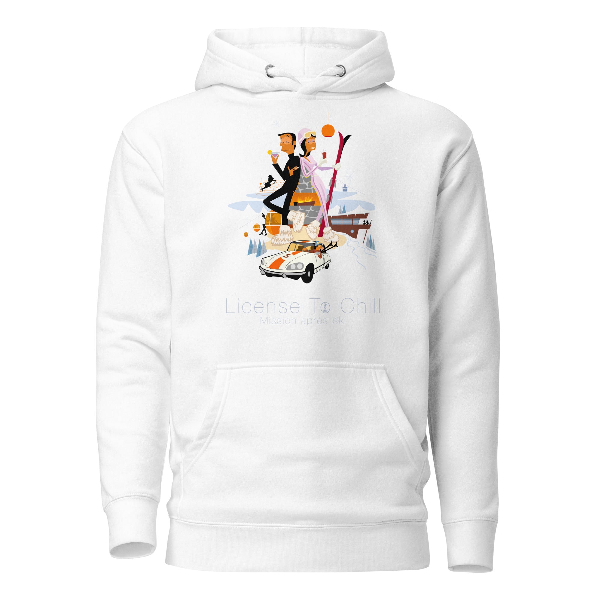 Unisex Cotton Hoodie License To Chill Mission Après-Ski