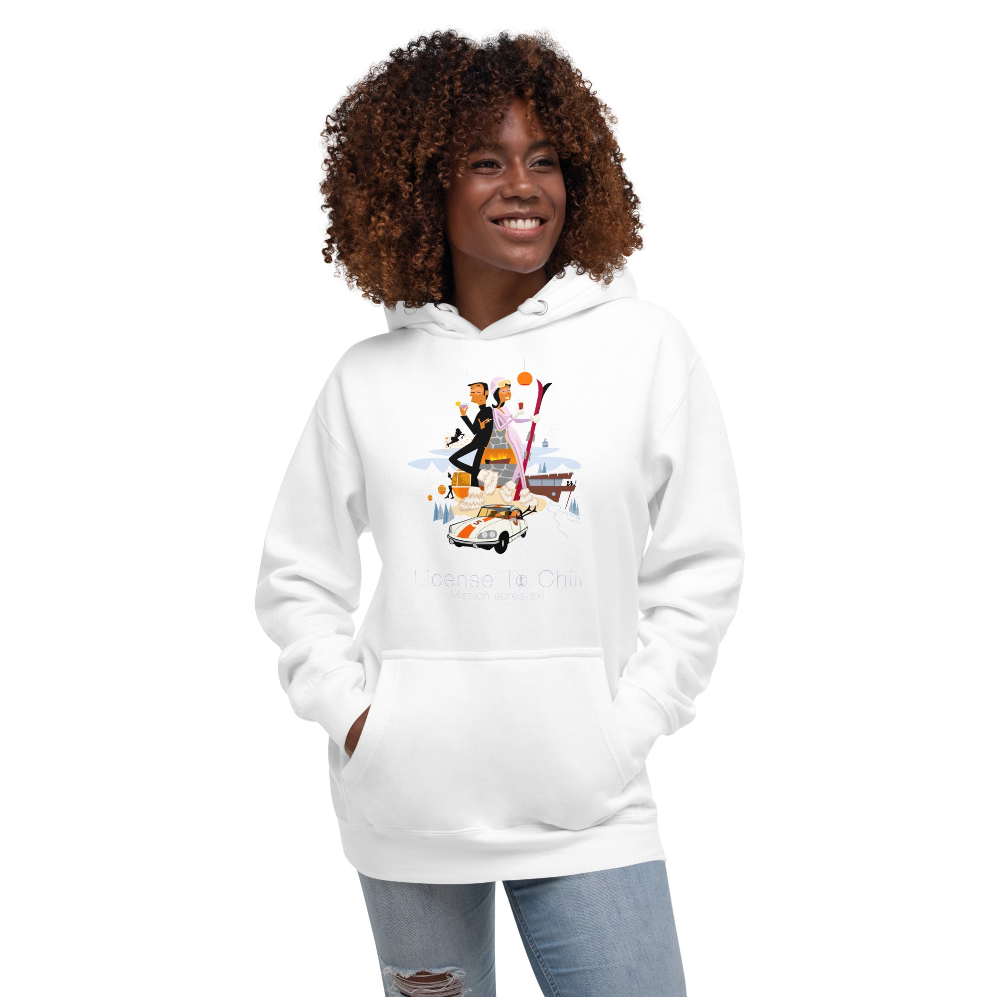 Unisex Cotton Hoodie License To Chill Mission Après-Ski