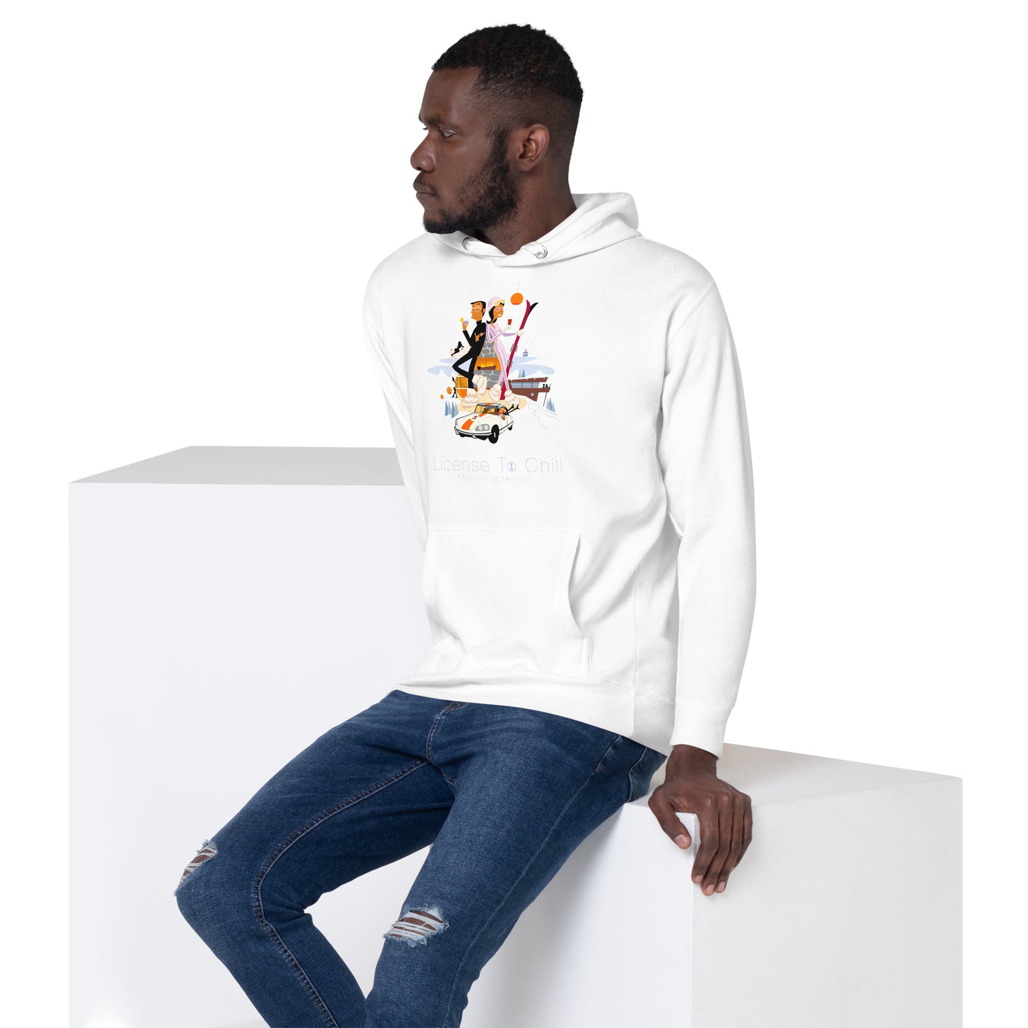 Unisex Cotton Hoodie License To Chill Mission Après-Ski