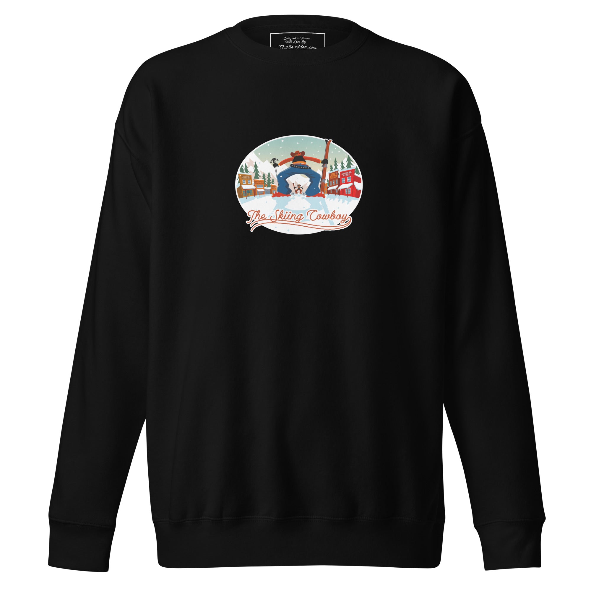 Unisex Premium Sweatshirt Ski Fight at OK Corral