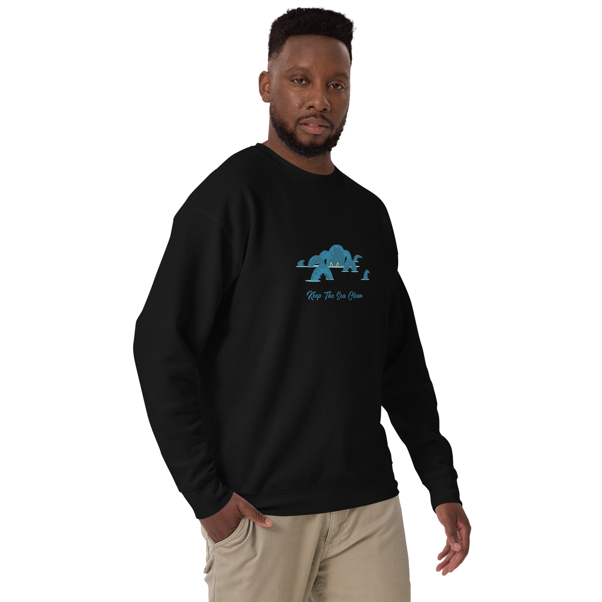 Sweatshirt premium unisexe Octopus Blue