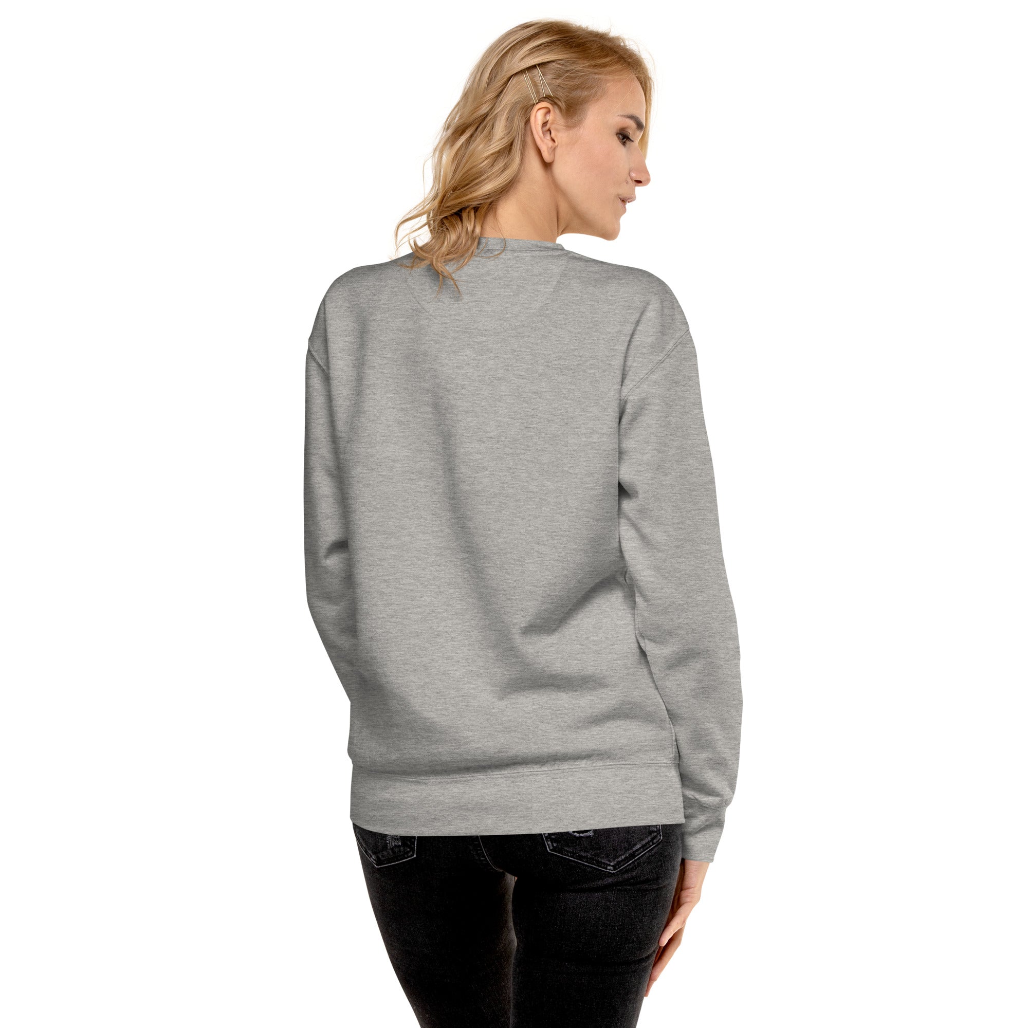 Unisex Premium Sweatshirt Love Instructor large embroidered pattern