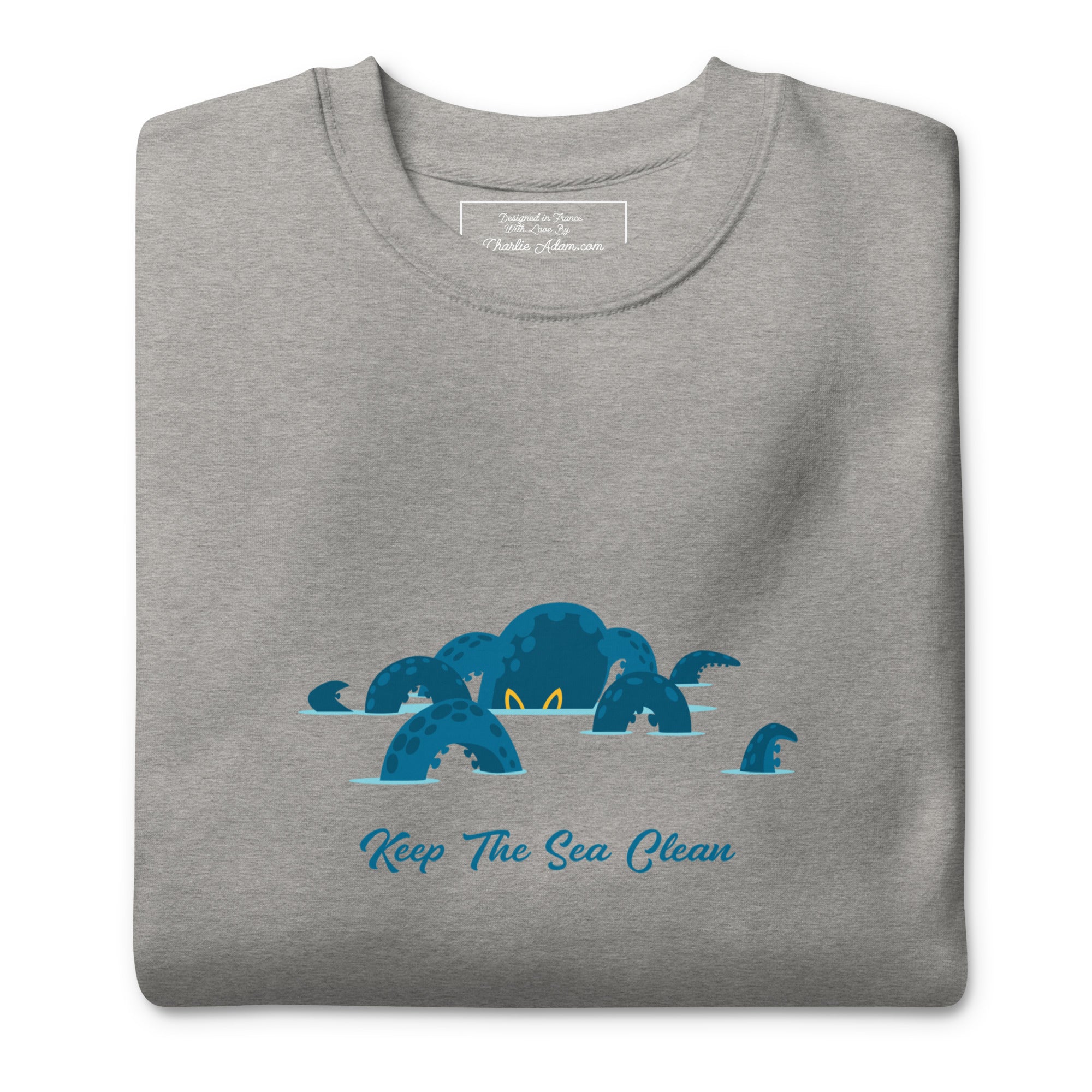 Sweatshirt premium unisexe Octopus Blue