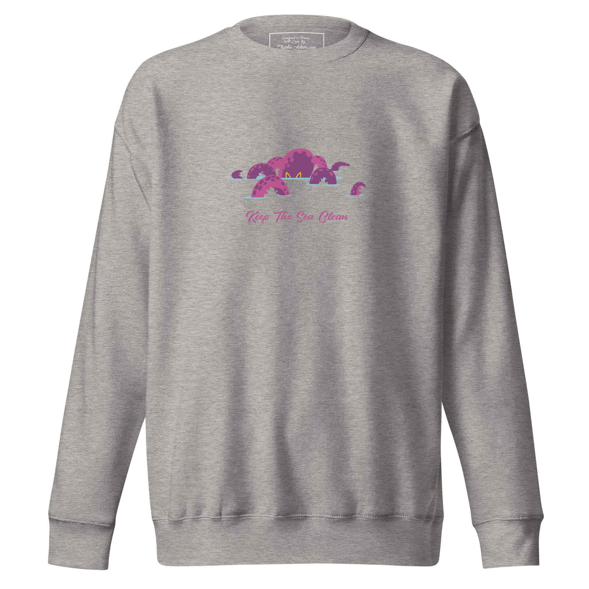 Sweatshirt premium unisexe Octopus Purple