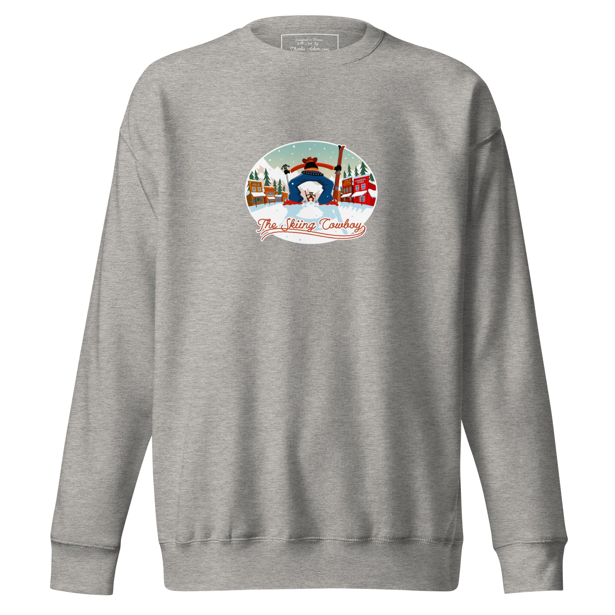 Unisex Premium Sweatshirt Ski Fight at OK Corral