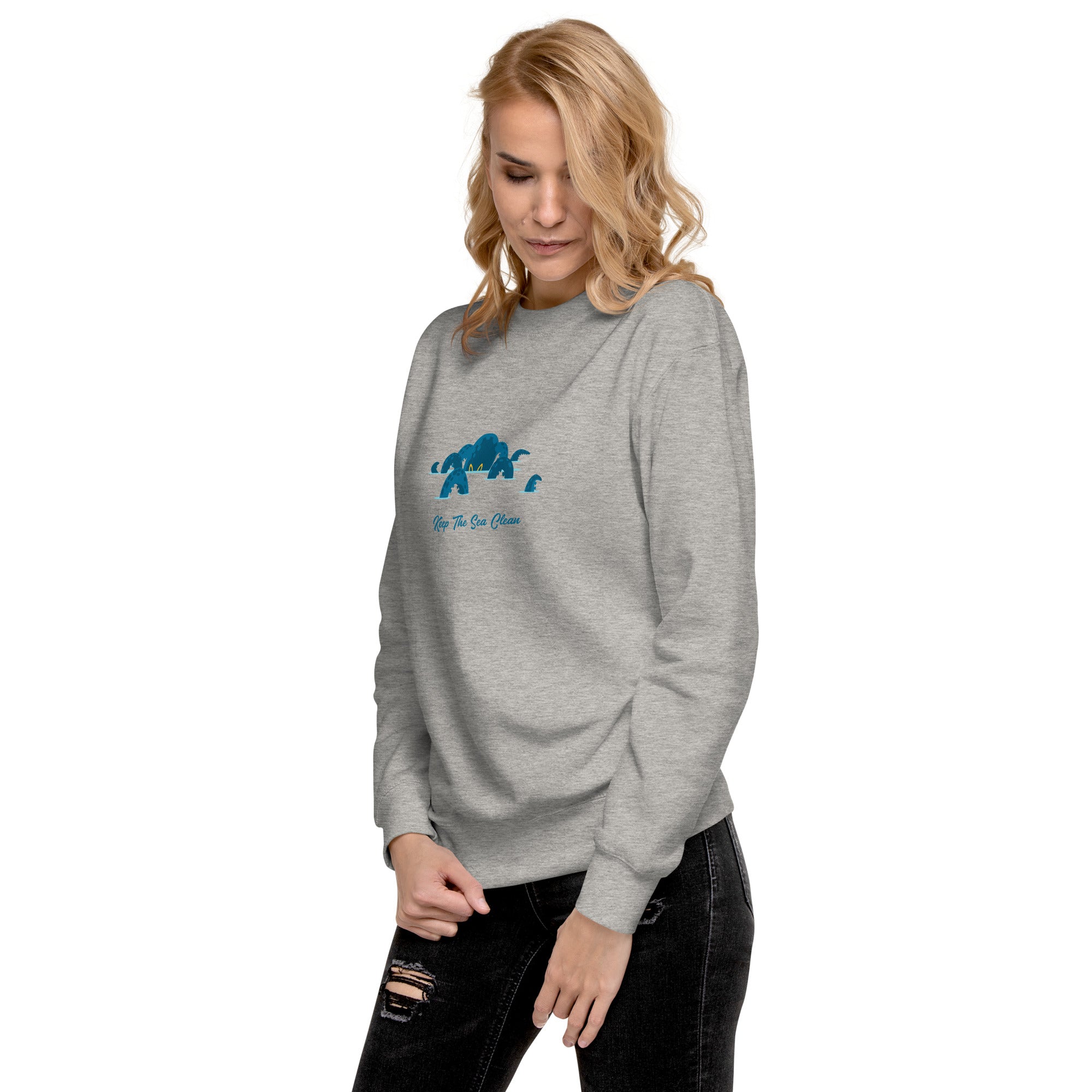 Sweatshirt premium unisexe Octopus Blue