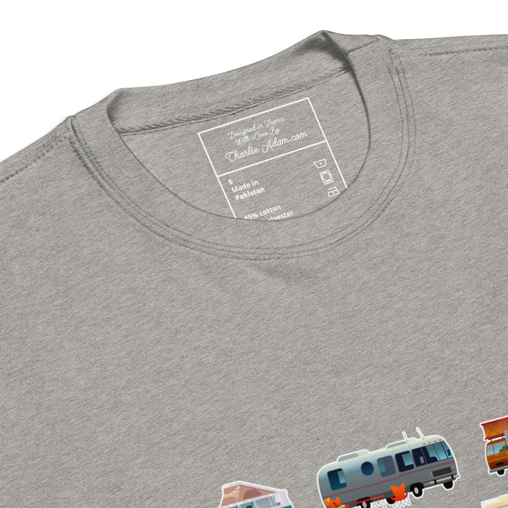 Unisex Premium Sweatshirt Square Vintage Campers