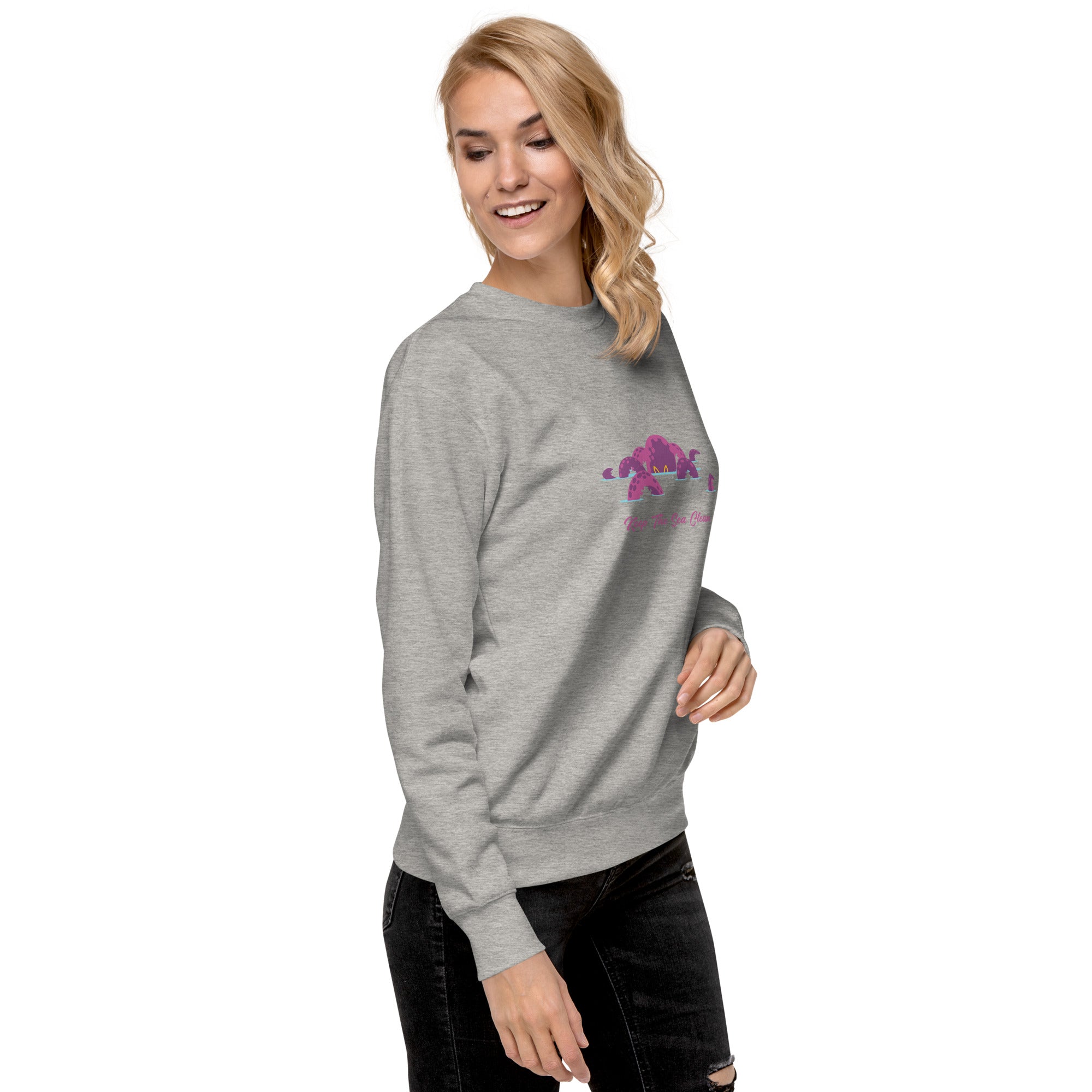 Unisex Premium Sweatshirt Octopus Purple