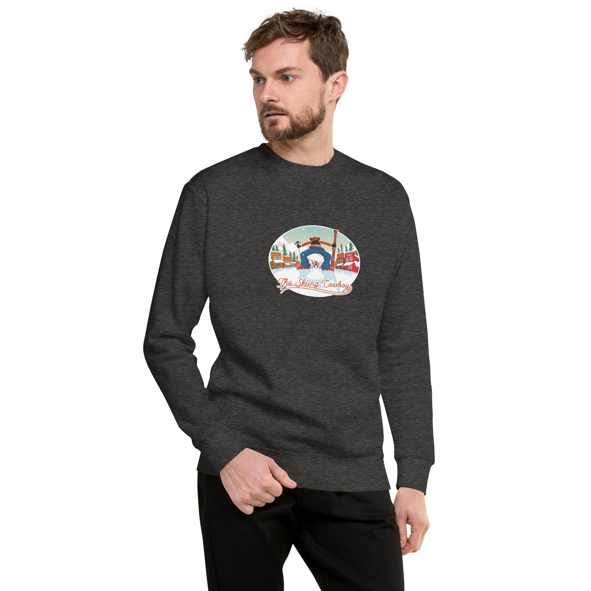 Unisex Premium Sweatshirt Ski Fight at OK Corral