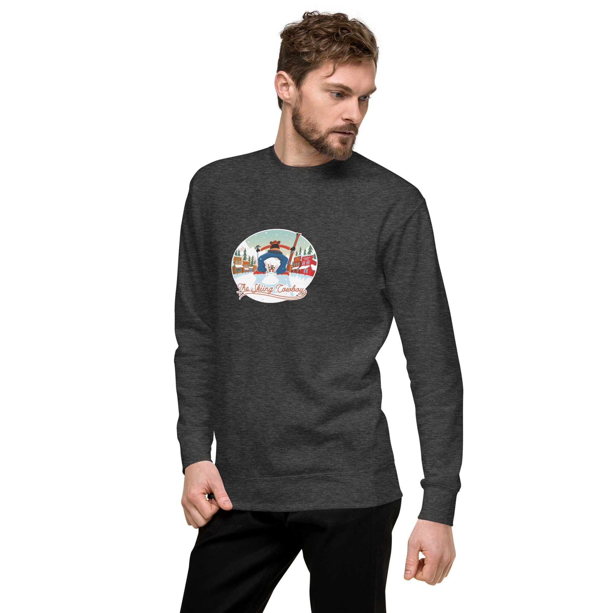 Unisex Premium Sweatshirt Ski Fight at OK Corral
