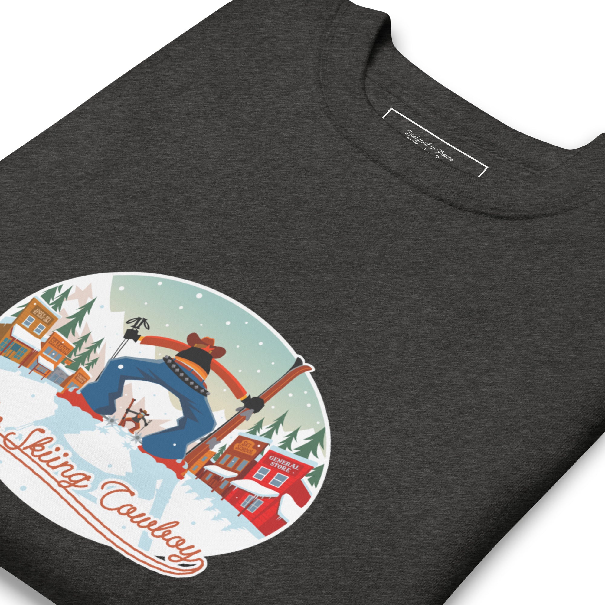 Unisex Premium Sweatshirt Ski Fight at OK Corral