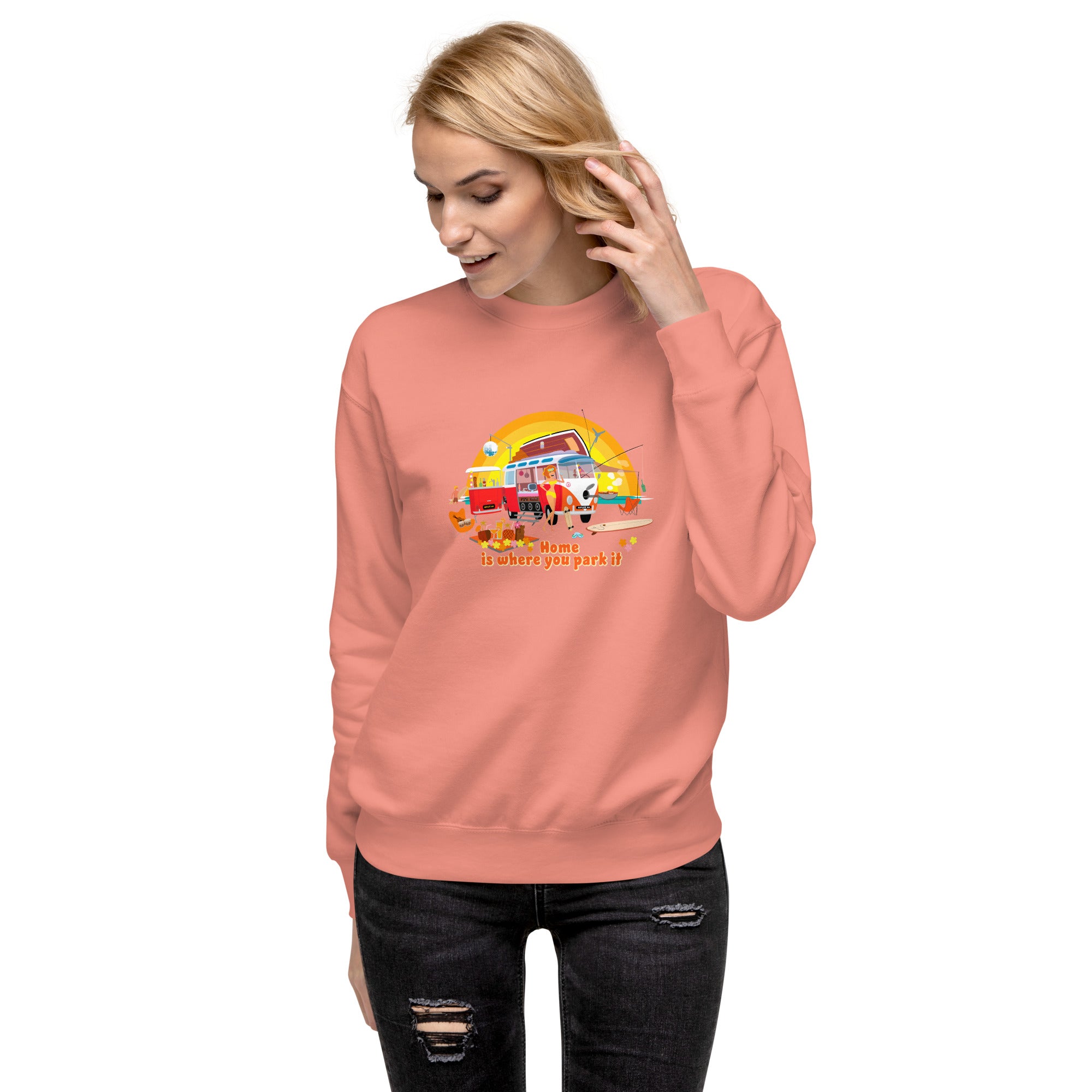 Sweatshirt premium unisexe Ultra Combi Home is where you park it