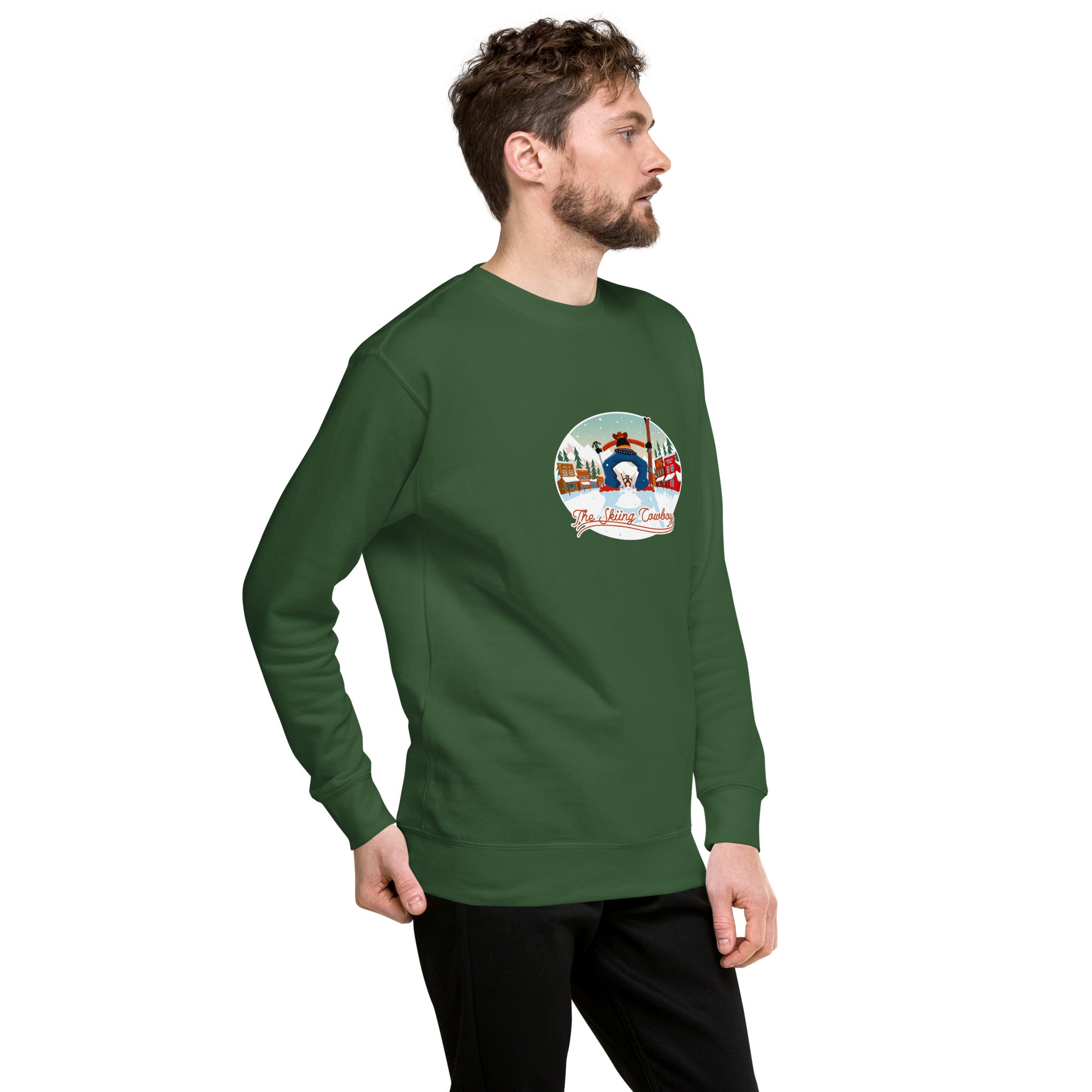 Unisex Premium Sweatshirt Ski Fight at OK Corral