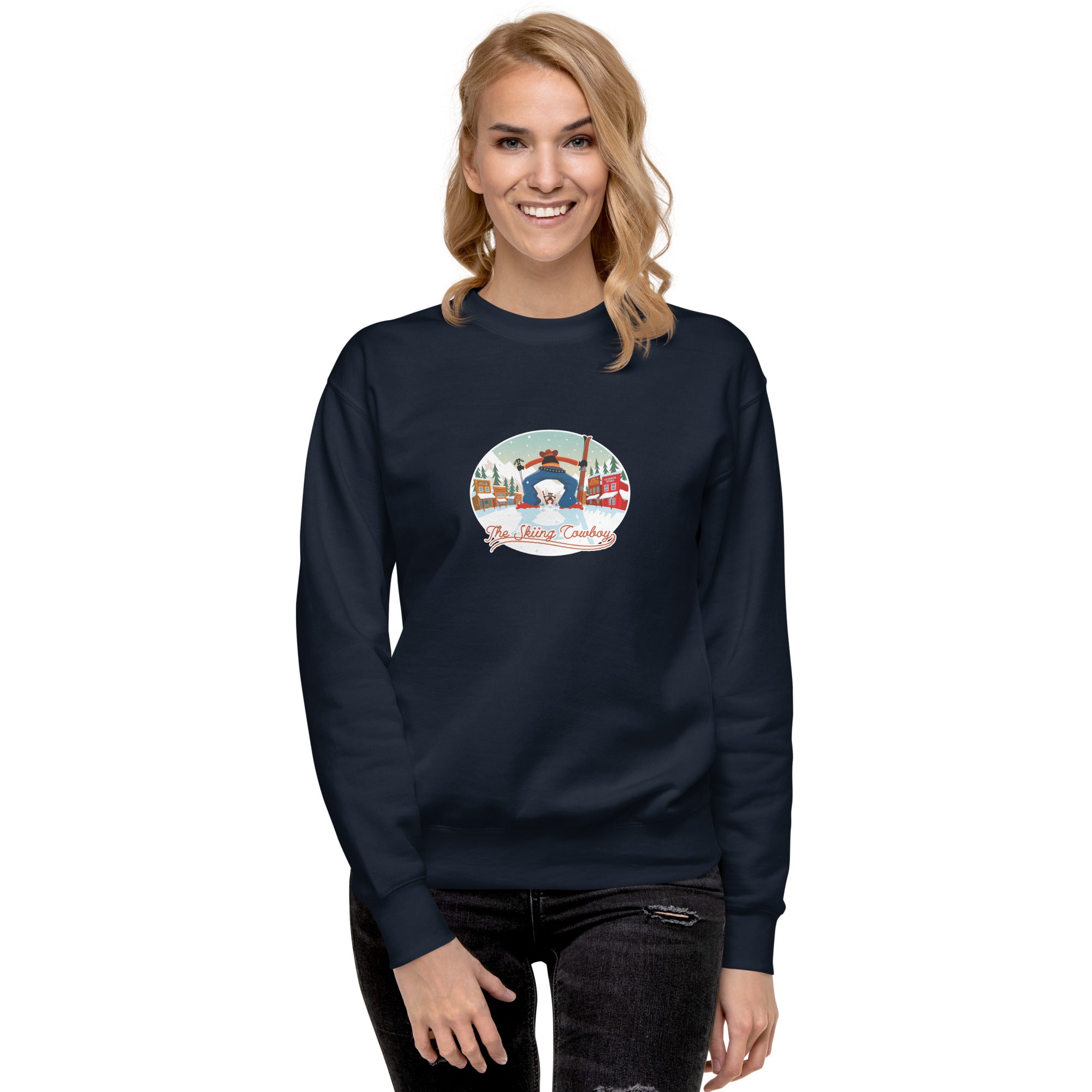 Sweatshirt premium unisexe Ski Fight at OK Corral