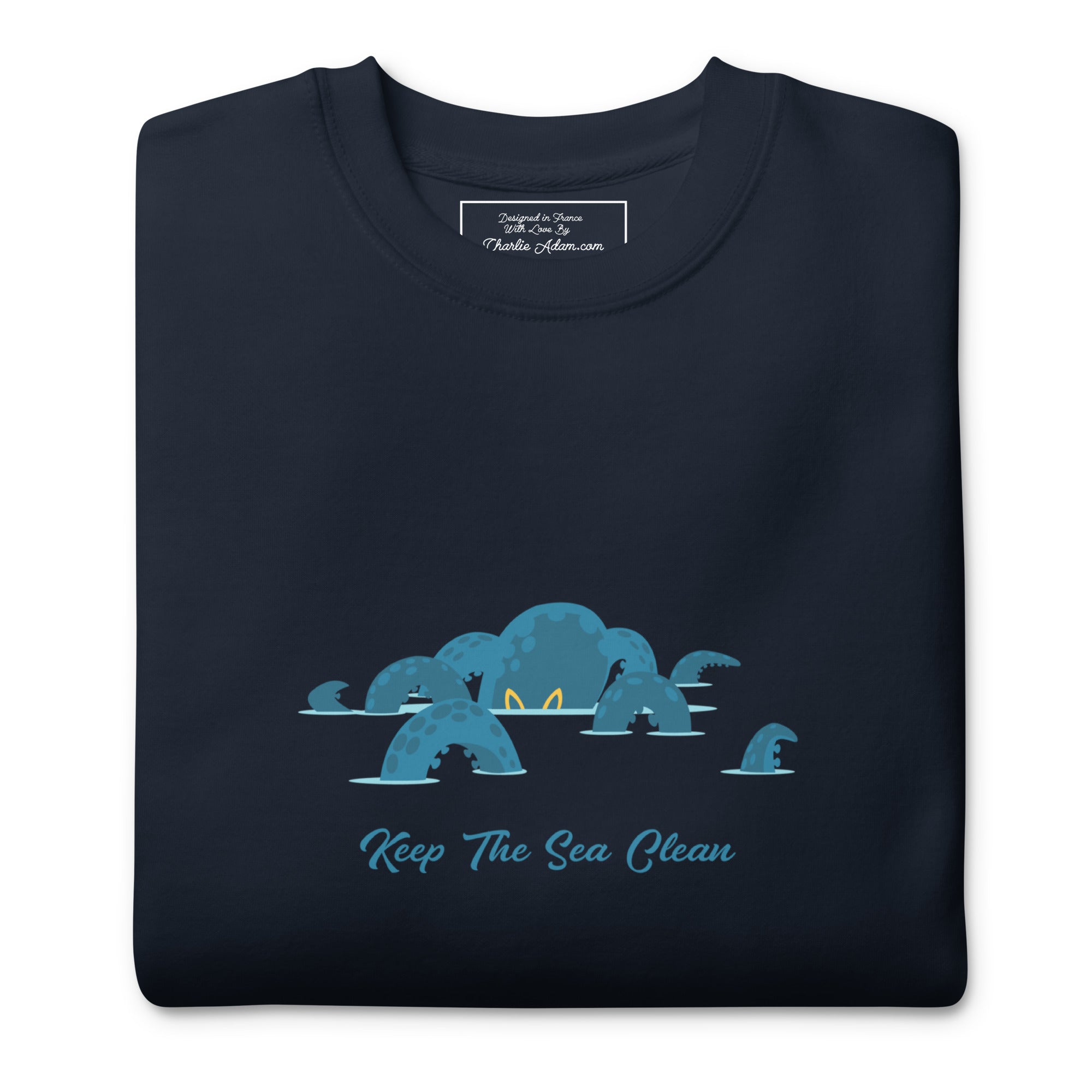 Unisex Premium Sweatshirt Octopus Blue