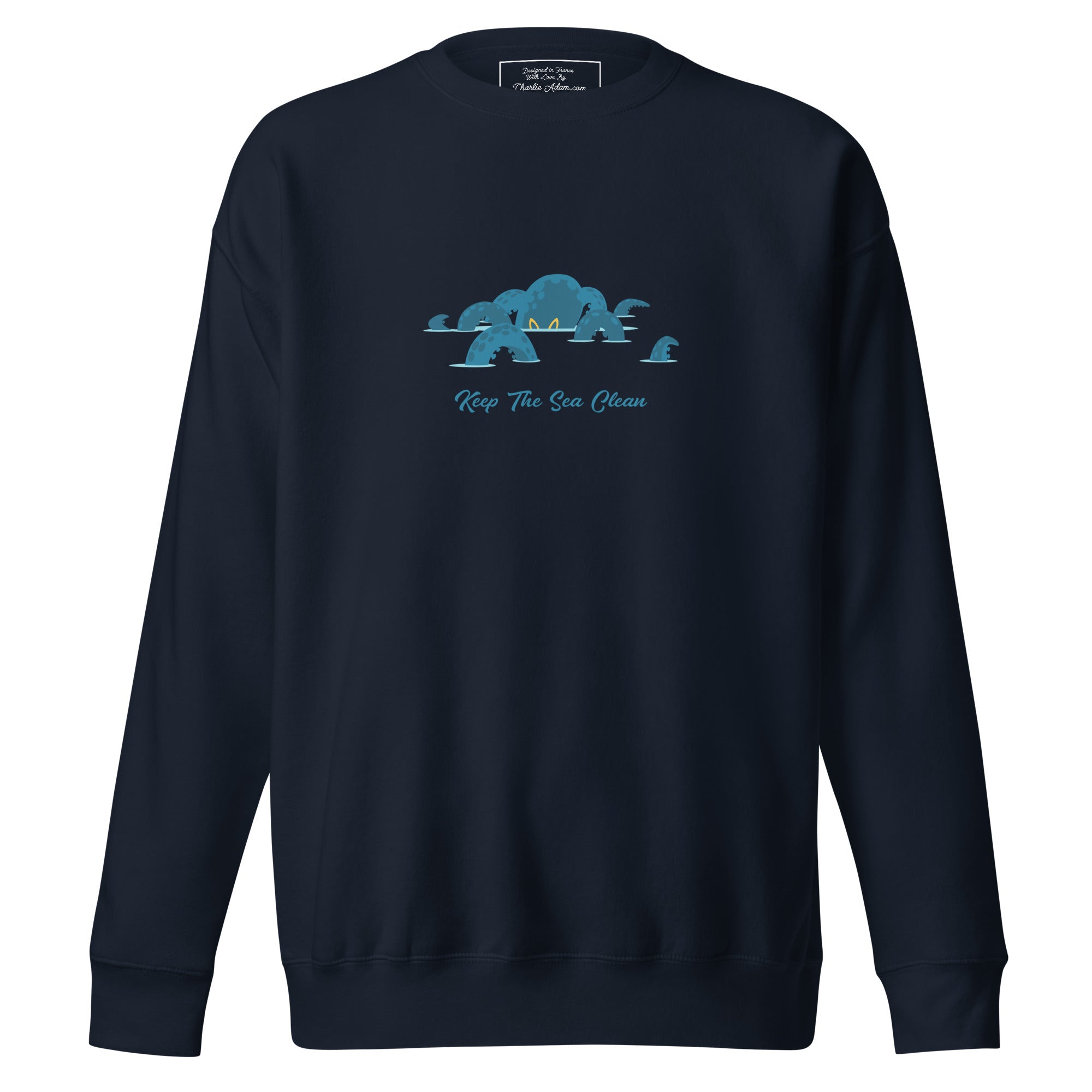 Unisex Premium Sweatshirt Octopus Blue