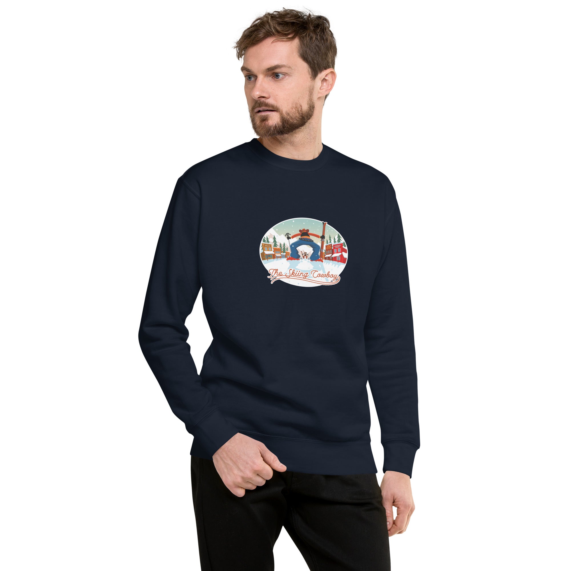 Unisex Premium Sweatshirt Ski Fight at OK Corral