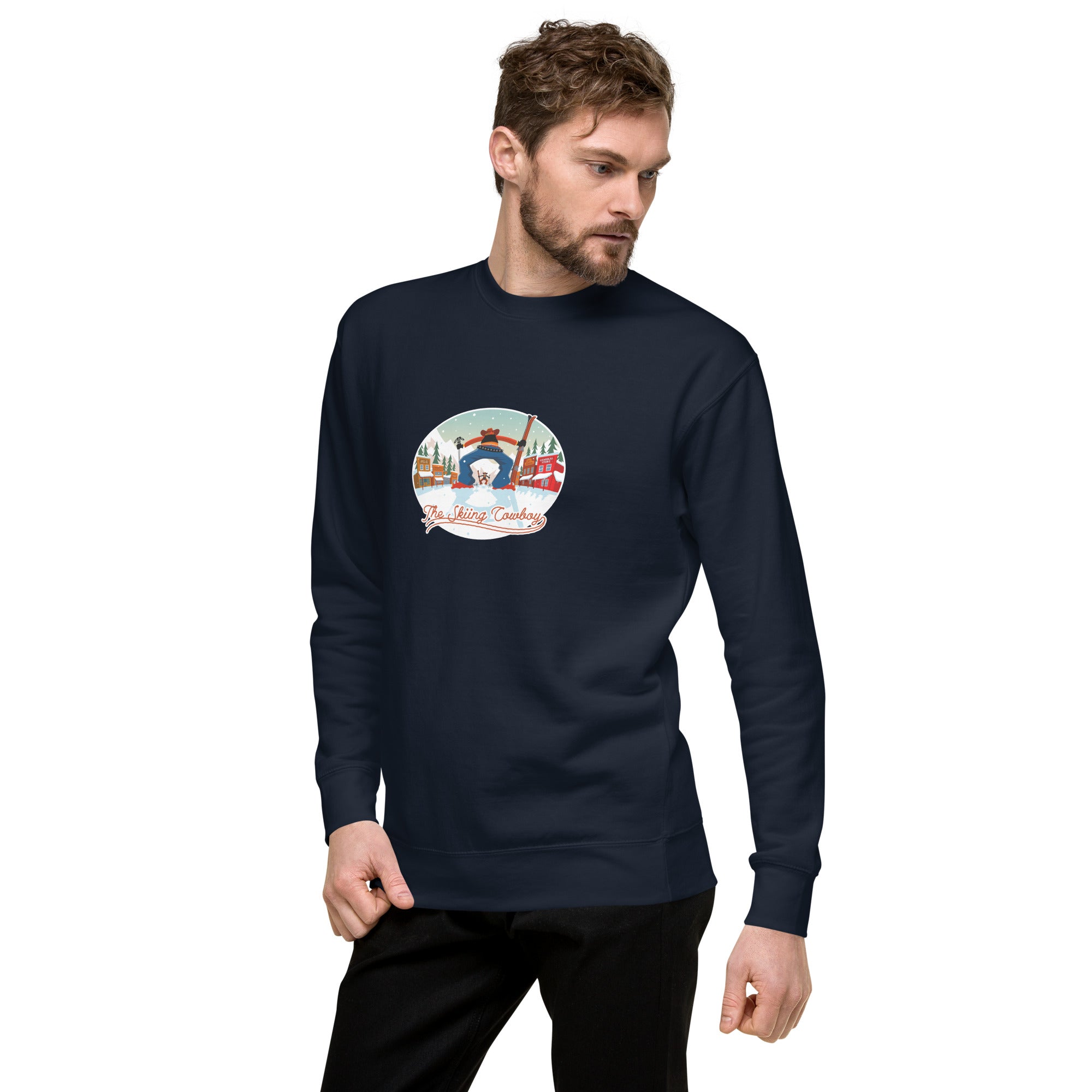 Unisex Premium Sweatshirt Ski Fight at OK Corral