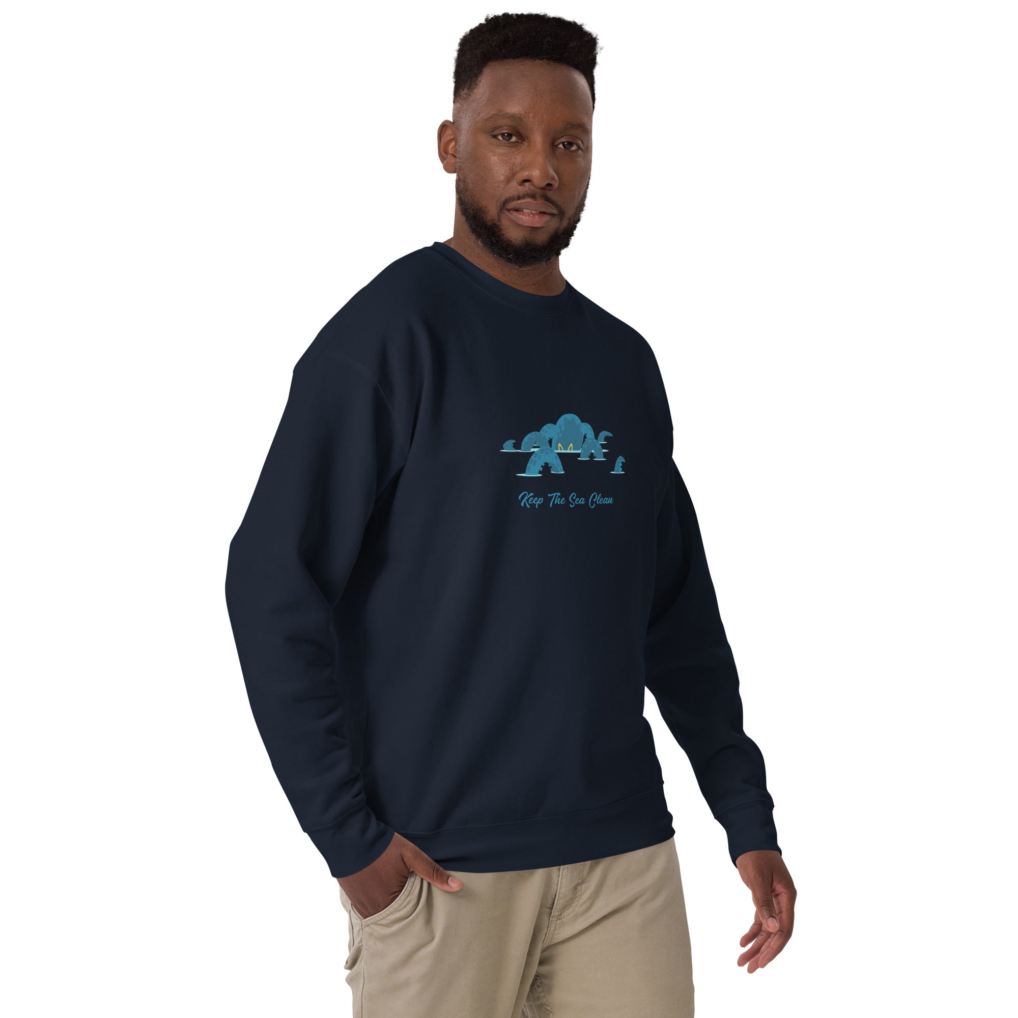 Unisex Premium Sweatshirt Octopus Blue