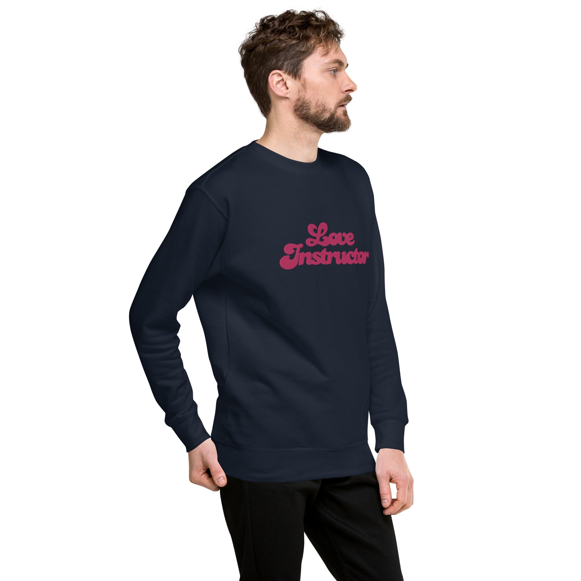 Sweatshirt premium unisexe Love Instructor grand motif brodé