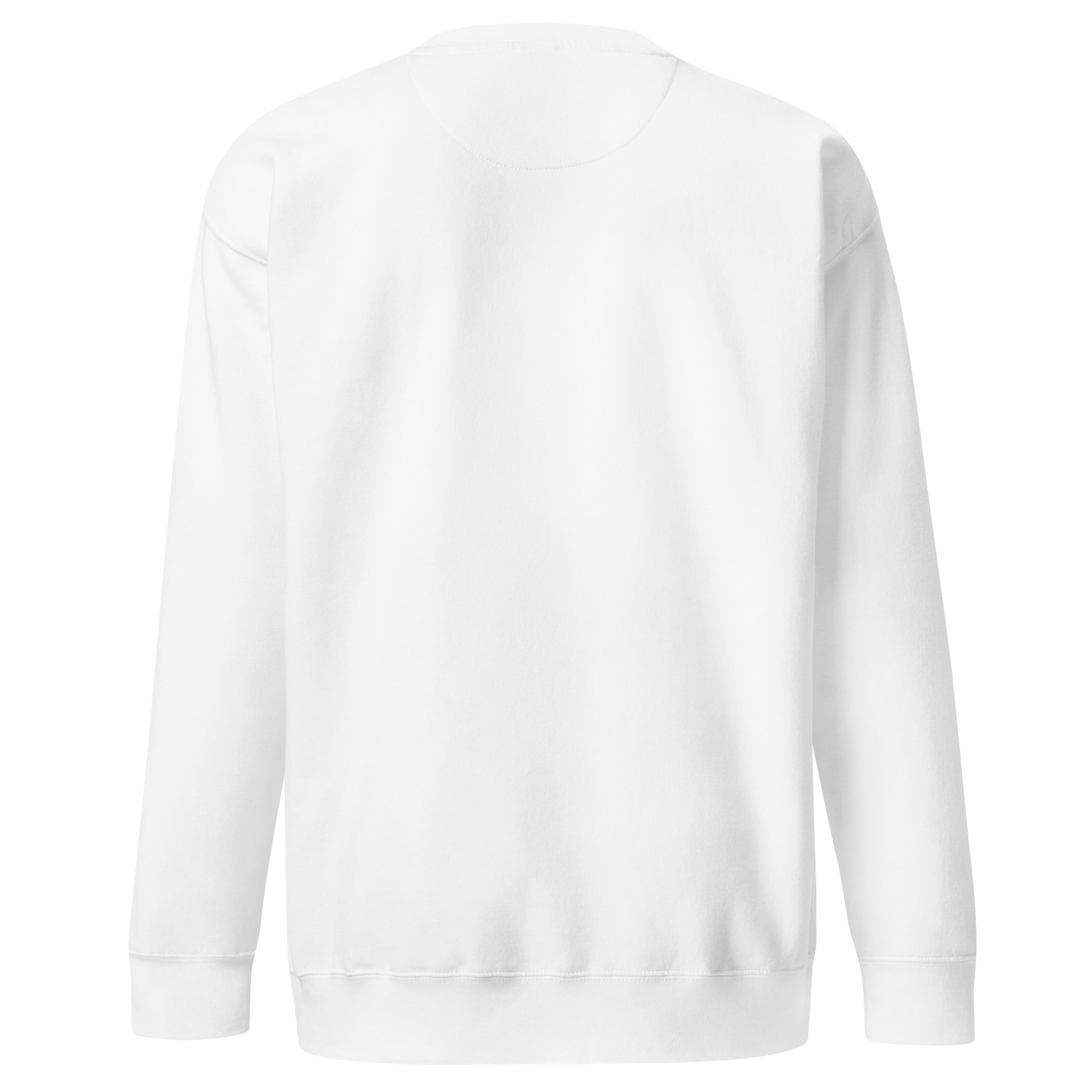 Sweatshirt premium unisexe Make Bouillabaisse Not War grand motif brodé