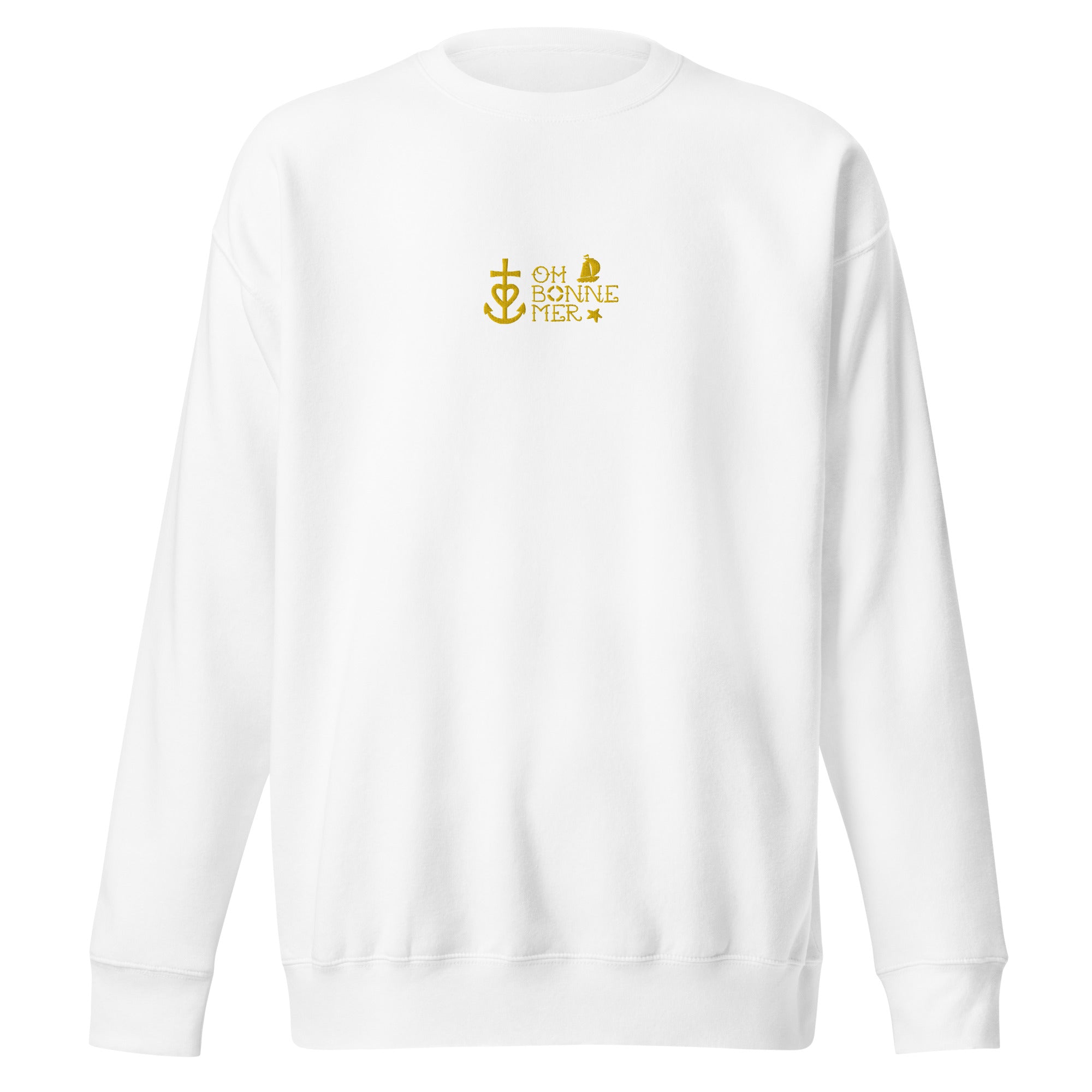 Unisex Premium Sweatshirt Oh Bonne Mer 2 embroidered pattern