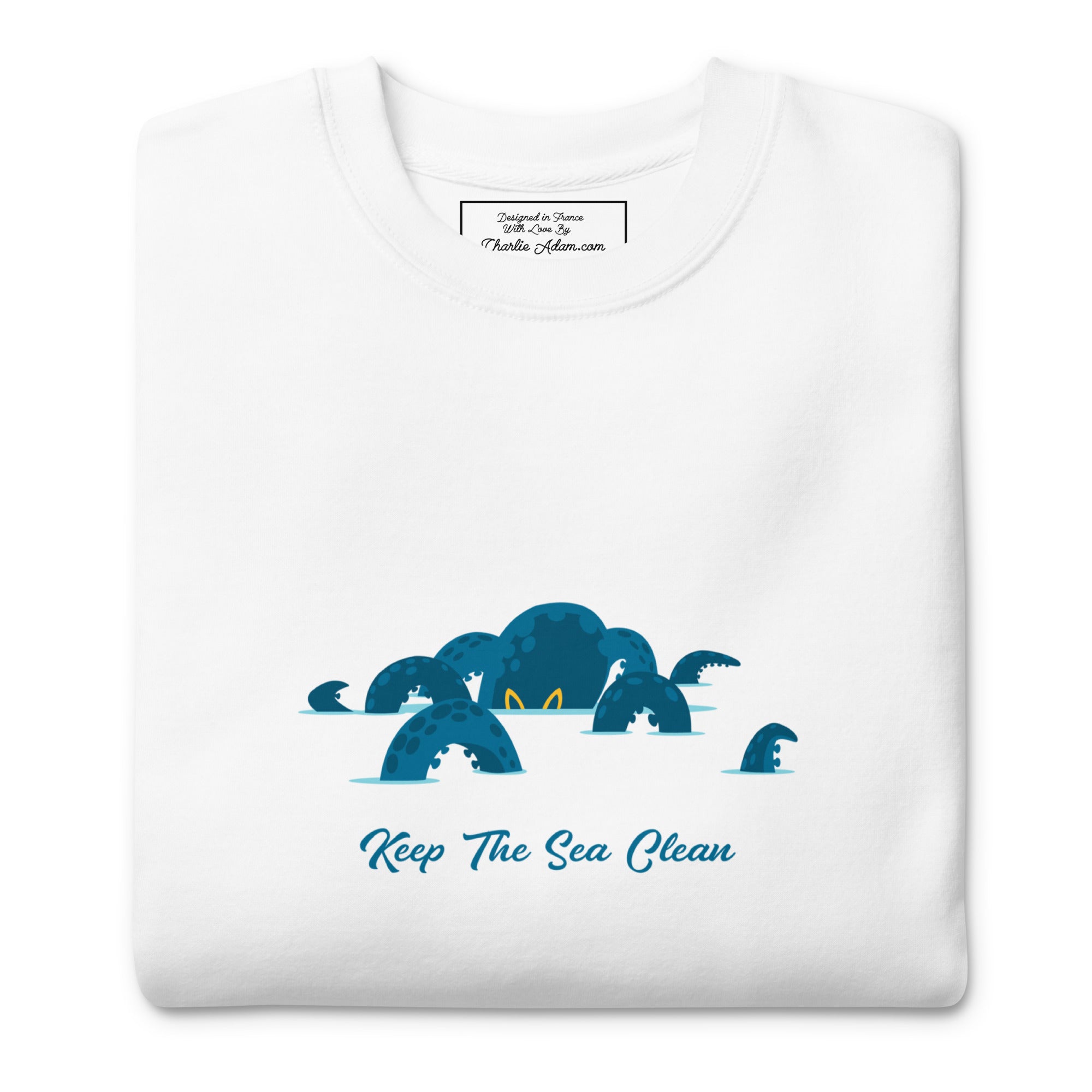 Unisex Premium Sweatshirt Octopus Blue